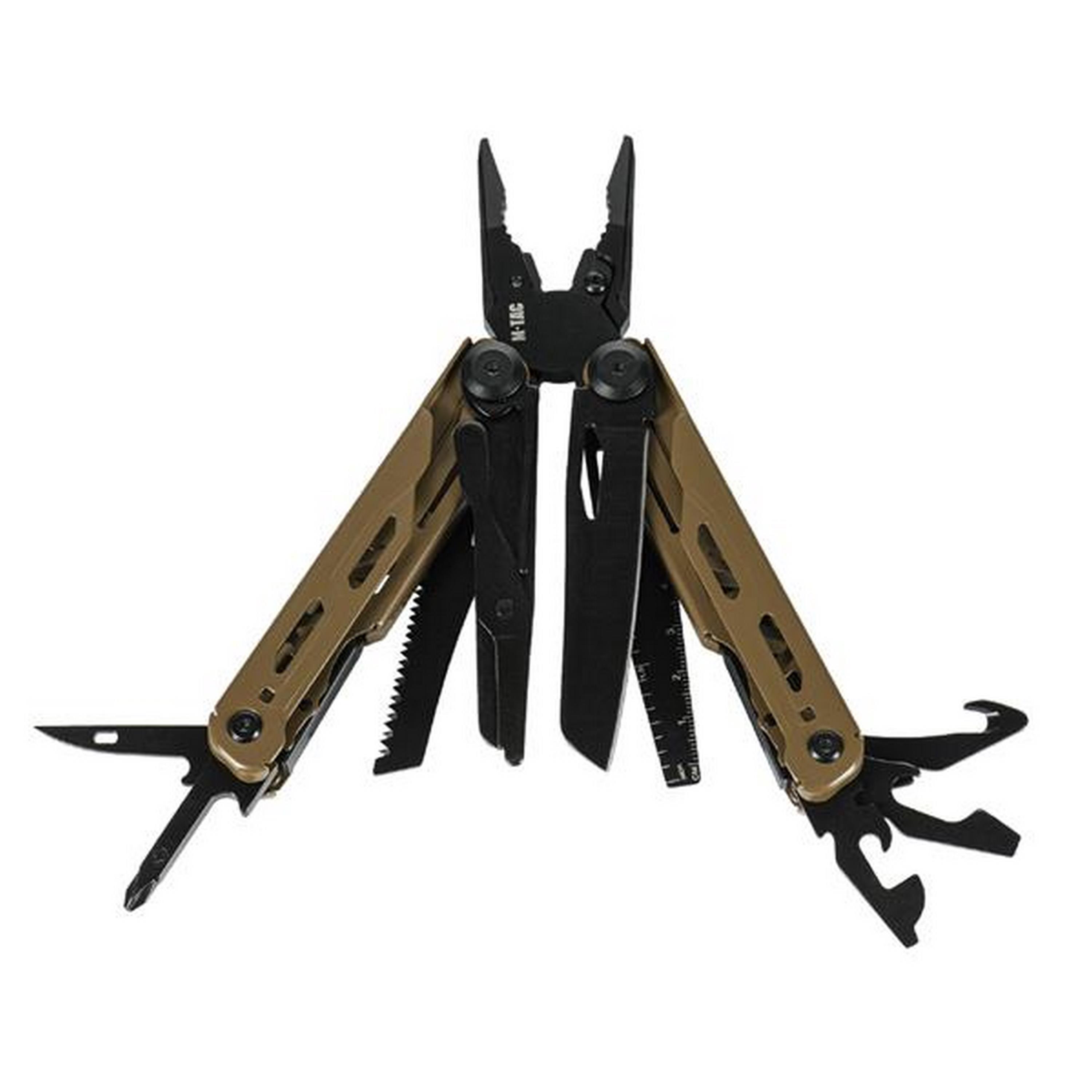 M-TAC® Multitool mit 17 Tools inklusive Etui | Typ 13 | Farbe: Brown / Black
