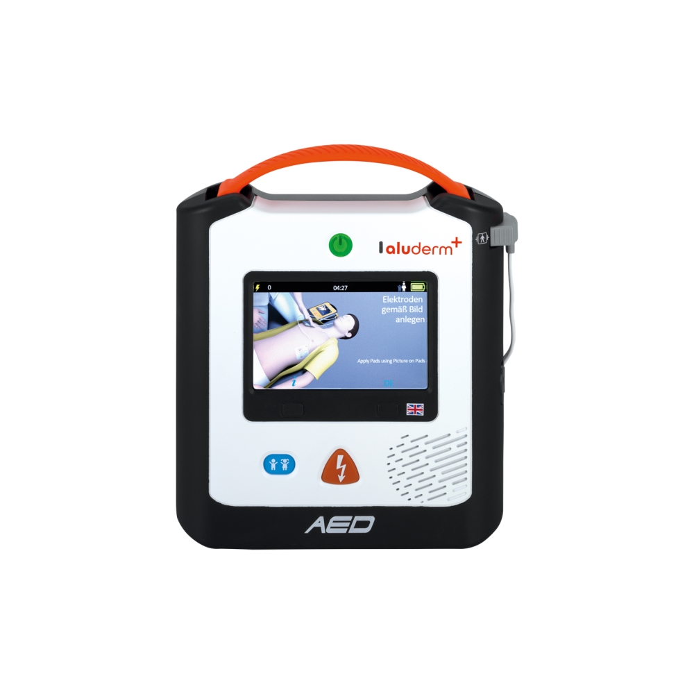 aluderm+® AED A2 | Erste-Hilfe-Defibrillator | DE, EN, FR