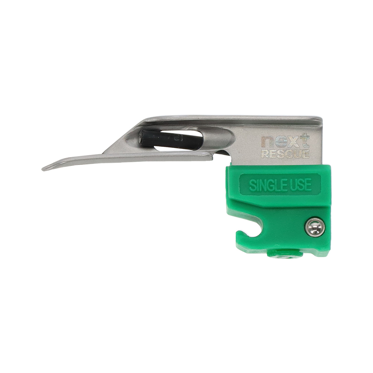 nextRESCUE® AirGlow Laryngoskop Spatel F.O. Semi Metall | Einweg | Miller | Größe 00