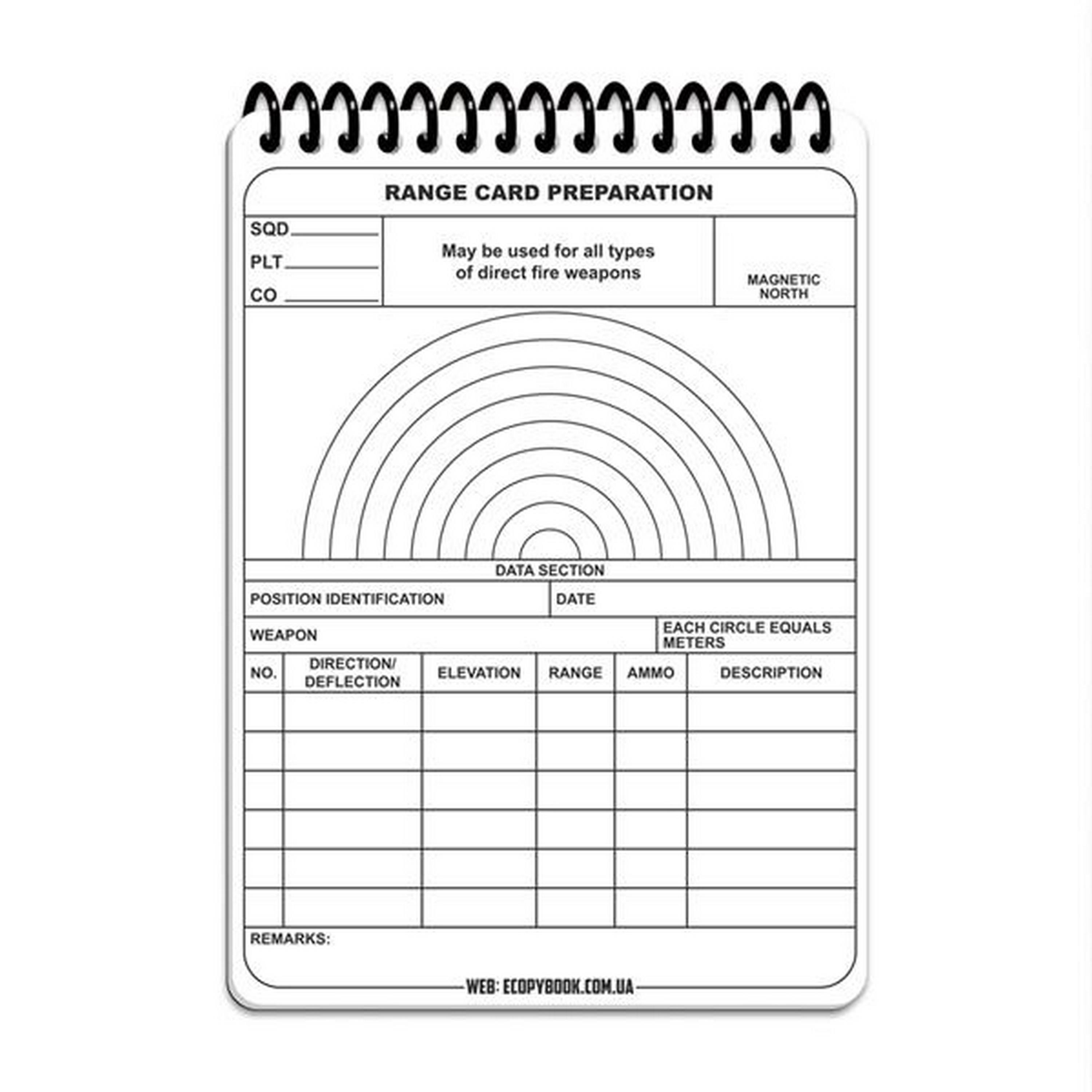 Ecopybook® Wasserdichtes Notizbuch / Tactical All Weather Notebook | Fireteam-Squad A6