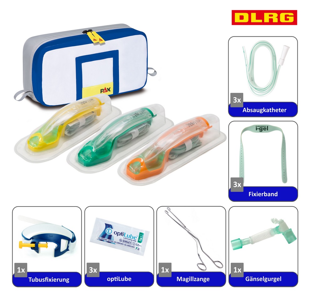 DLRG Füllung / Modul DIN 13155 alternatives Atemmagement i-gel®