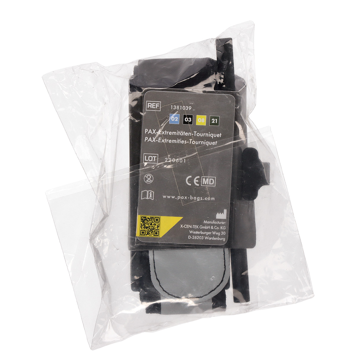 PAX® Extremitäten-Tourniquet (P-E-T) Rescue | Farbe: Schwarz
