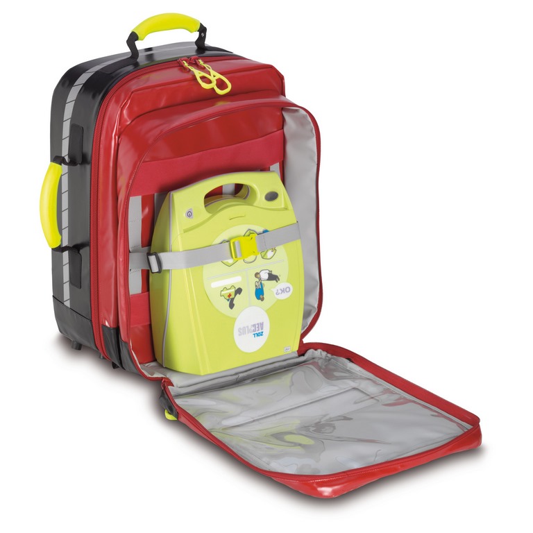 PAX® Notfallrucksack Feldberg AED | Material: PAX®-Tec | Farbe: Rot