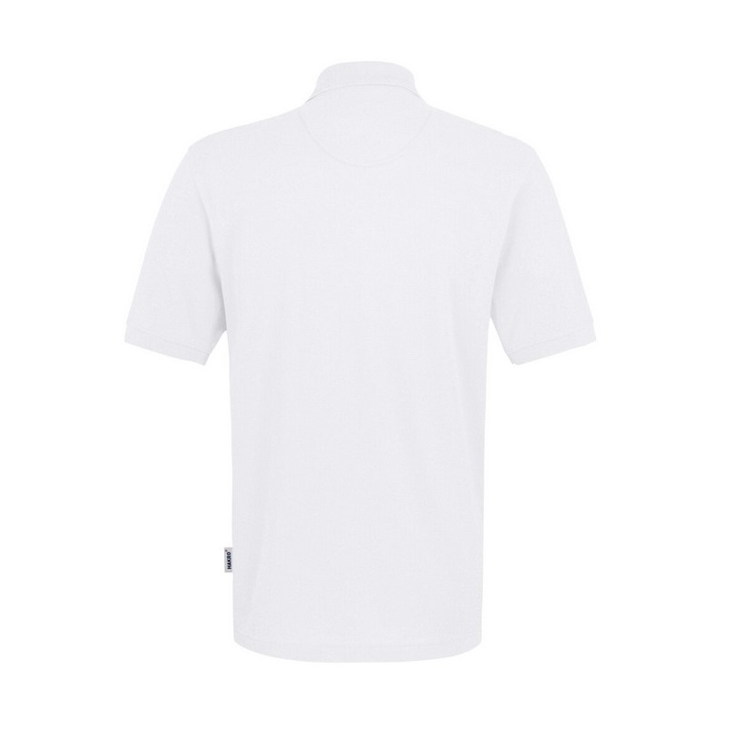HAKRO® Poloshirt Mikralinar® | ohne Brusttasche | Farbe: Weiß