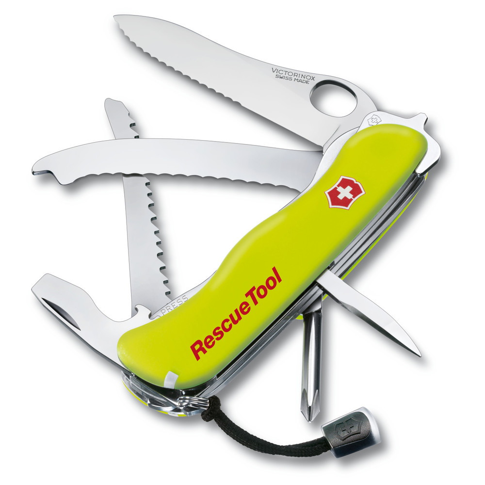 Victorinox Rettungsmesser RescueTool One Hand inkl. Gürteltasche