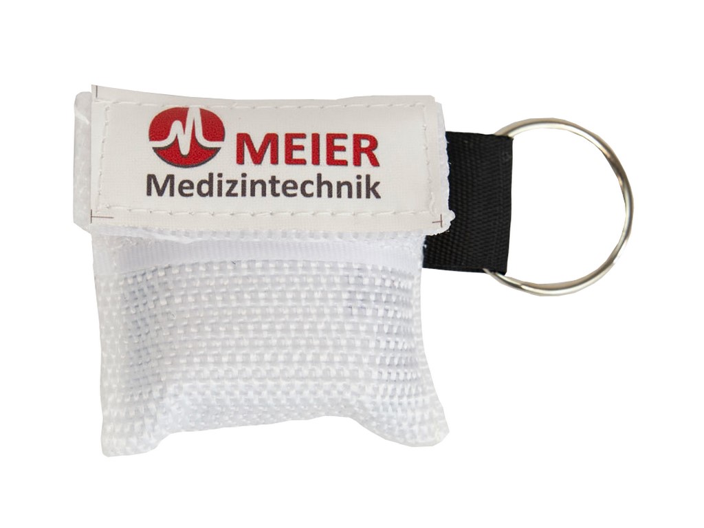 MeierMed AERObag® Beatmungstuch mit Schlüsselanhänger | Farbe: Weiß