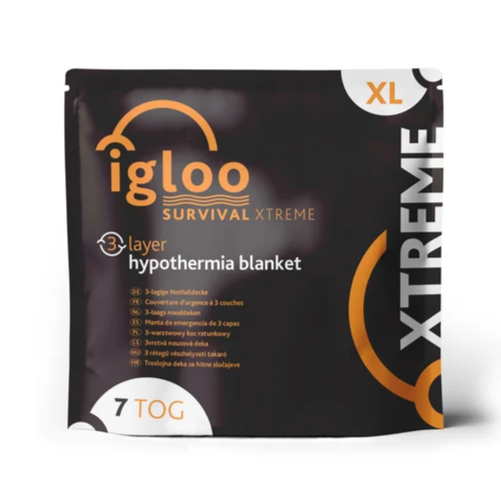 Igloo® Xtreme 3-Layer Hypothermia Blanket / Wärmedecke TOG 7 | Größe: X-Large | Farbe: Orange
