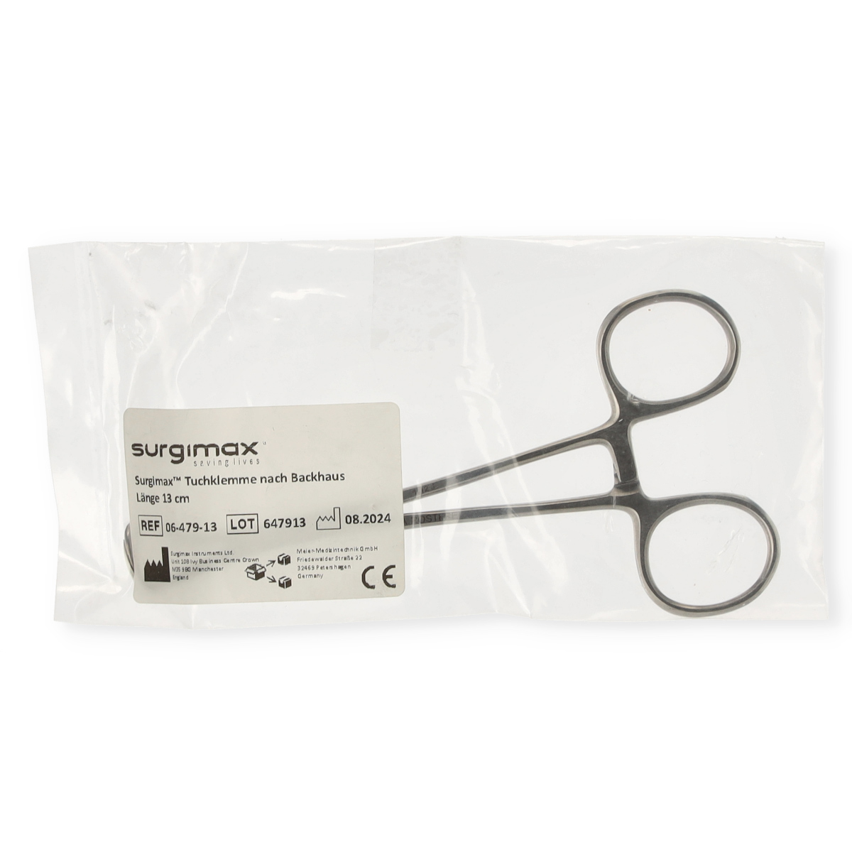 Surgimax™ Tuchklemme nach Backhaus | Länge: 13 cm