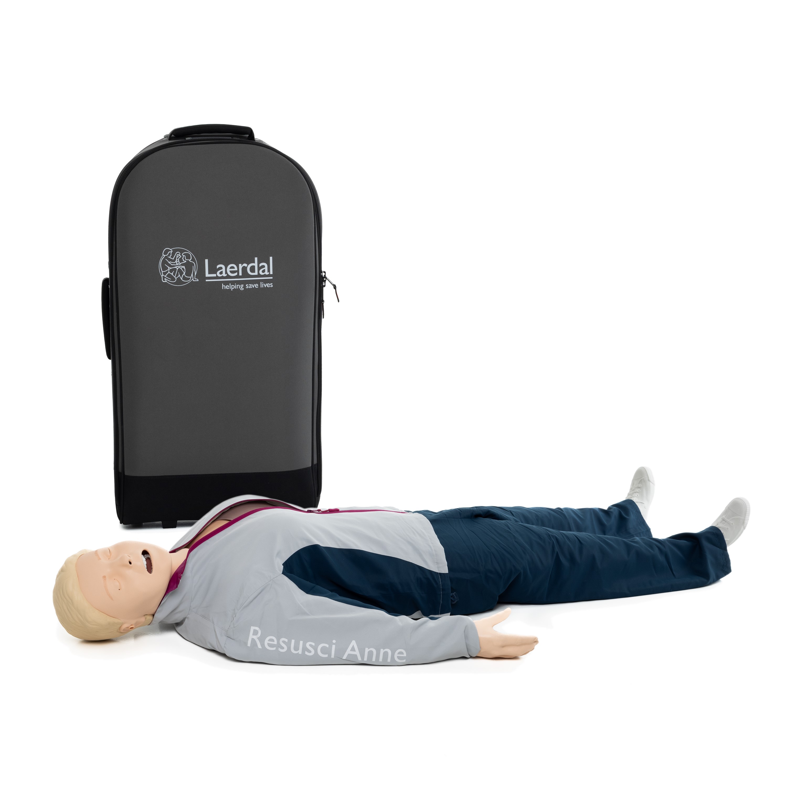 Laerdal® Resusci Anne™ QCPR AED Ganzkörper mit Airwaykopf | Hauttonauswahl