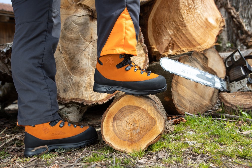 HAIX® Protector Forest 2.1 GTX Schnittschutzstiefel | Farbe: Orange | Größe: 43 / UK 8.5