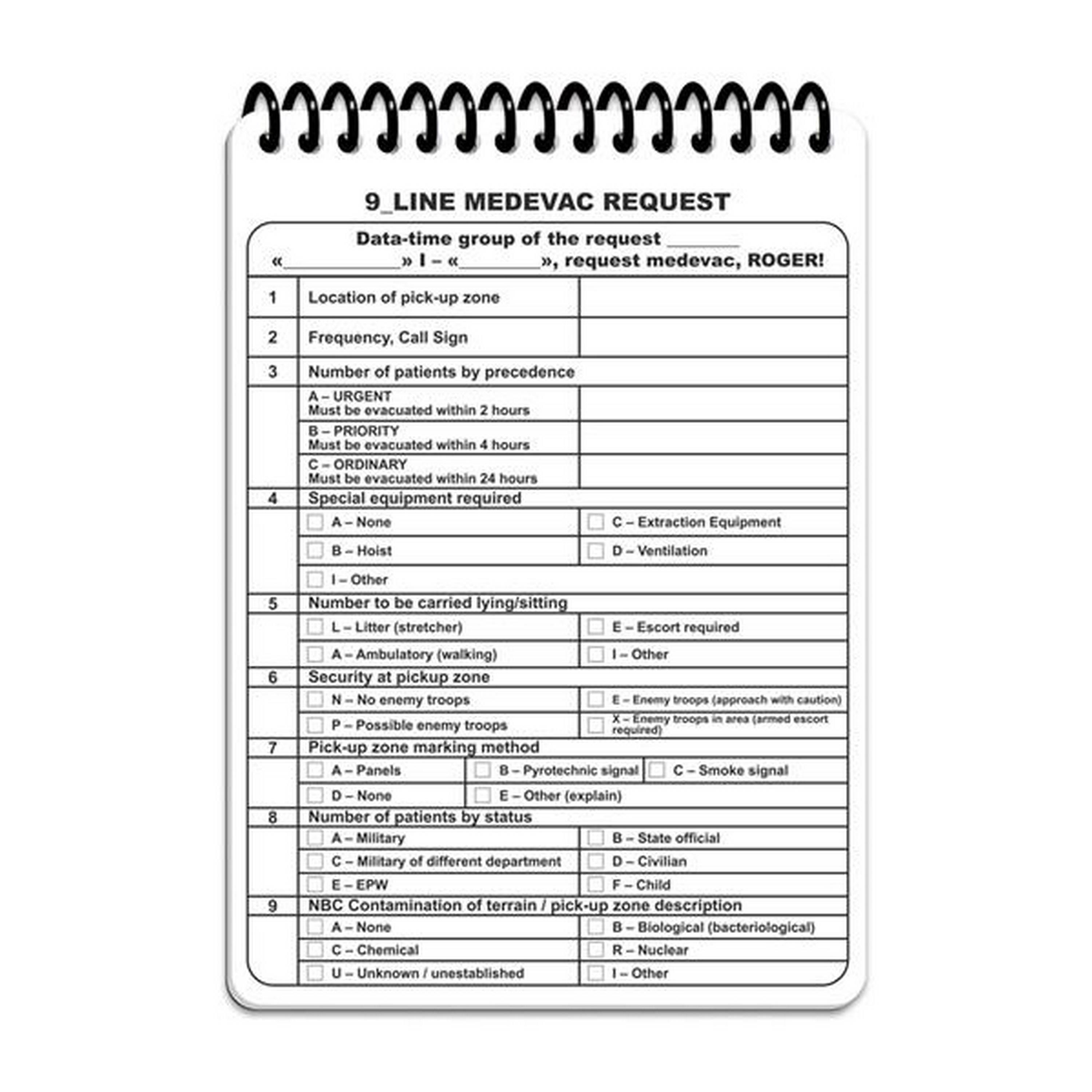 Ecopybook® Wasserdichtes Notizbuch / Tactical All Weather Notebook | Fireteam-Squad A6
