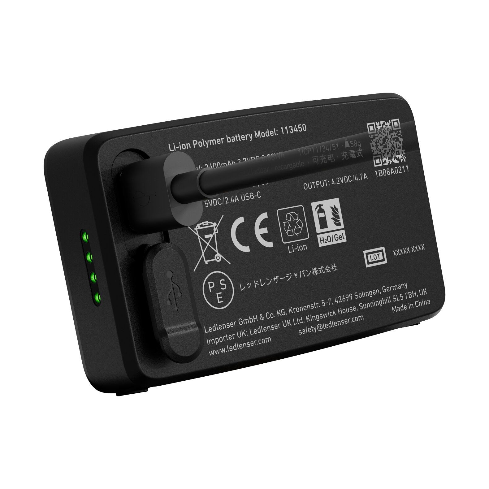 Ledlenser® HF6R LED Stirnlampe | 900 Lumen | Farbe: Schwarz