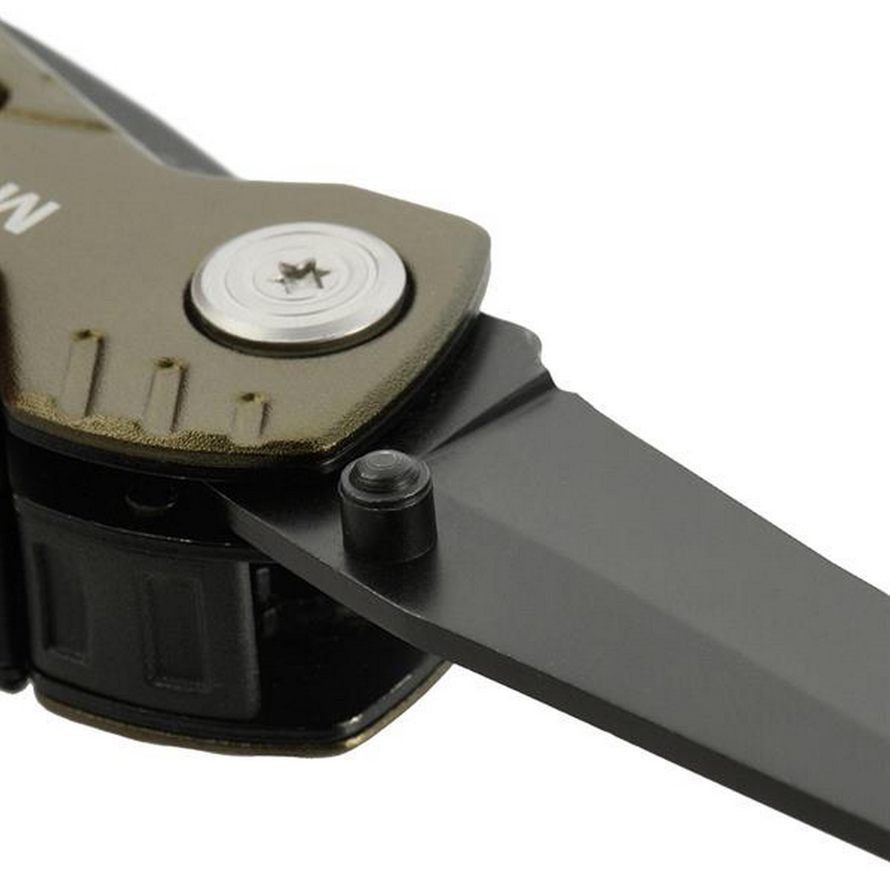 M-TAC® Kompaktes Multitool aus Edelstahl | Typ 2 | Farbe: Green / Black
