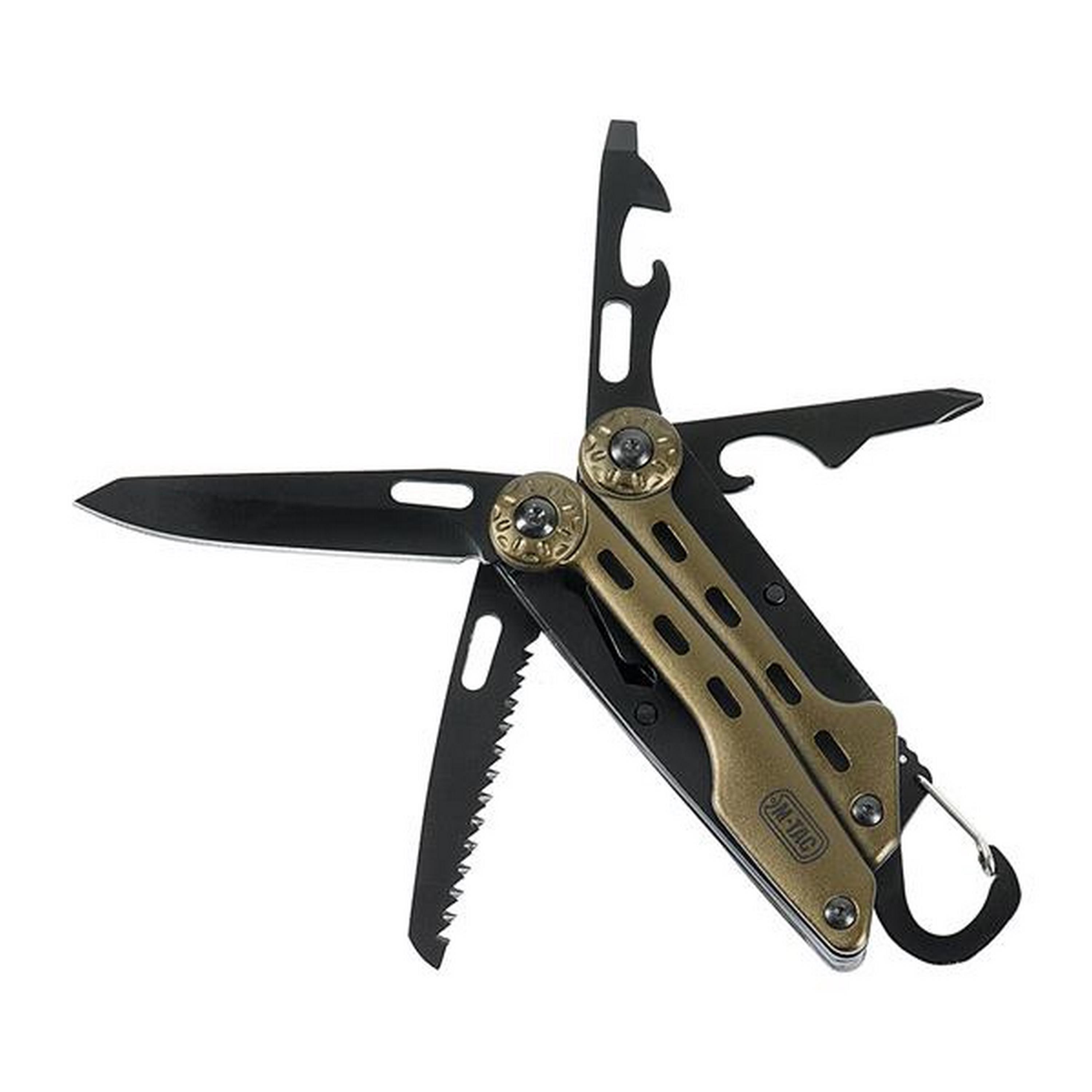 M-TAC® Multitool aus Edelstahl mit Nylon-Tasche | Typ 5 | Farbe: Oliv