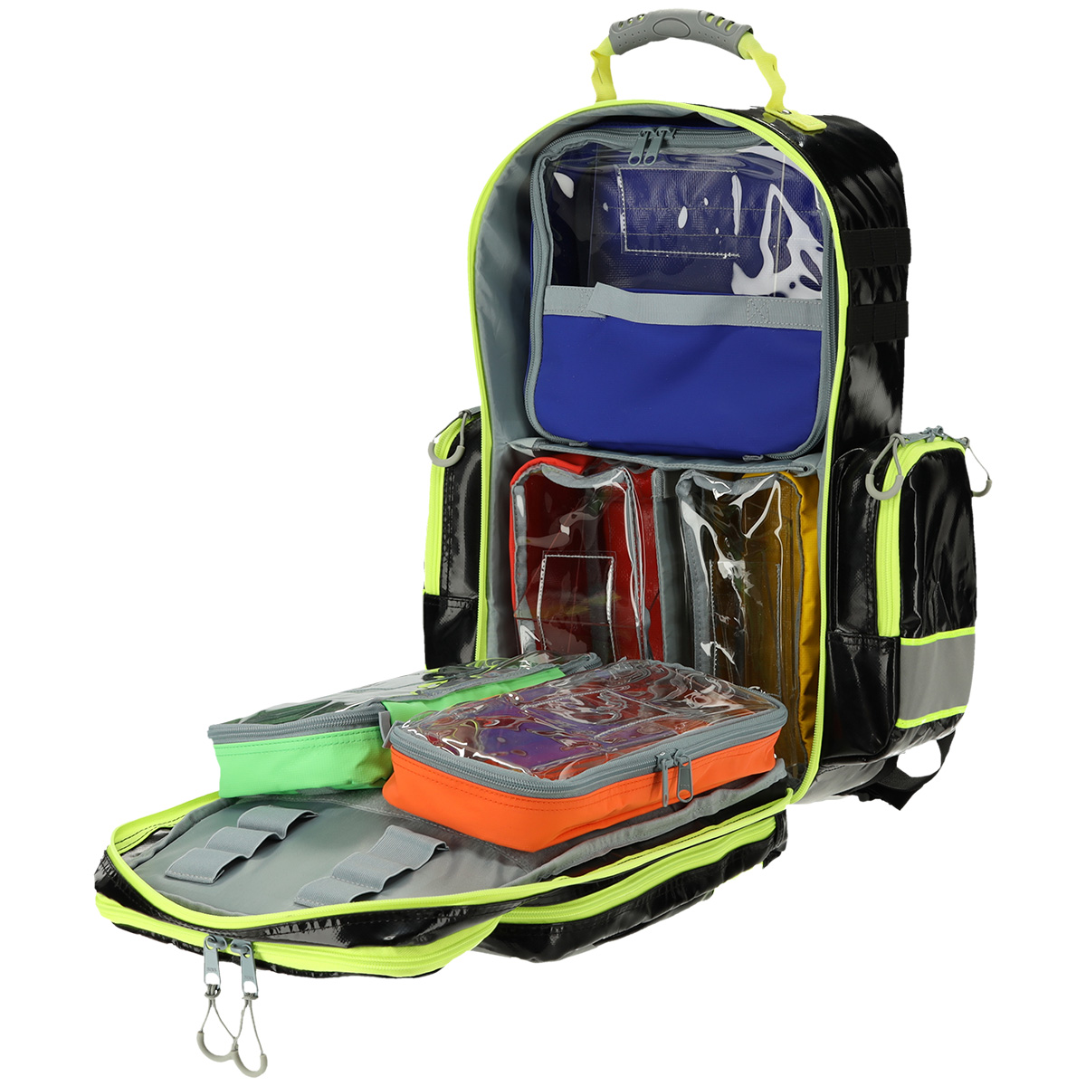 LifeBags® Notfallrucksack Large aus BagsTEX-Plane | Farbe: Schwarz
