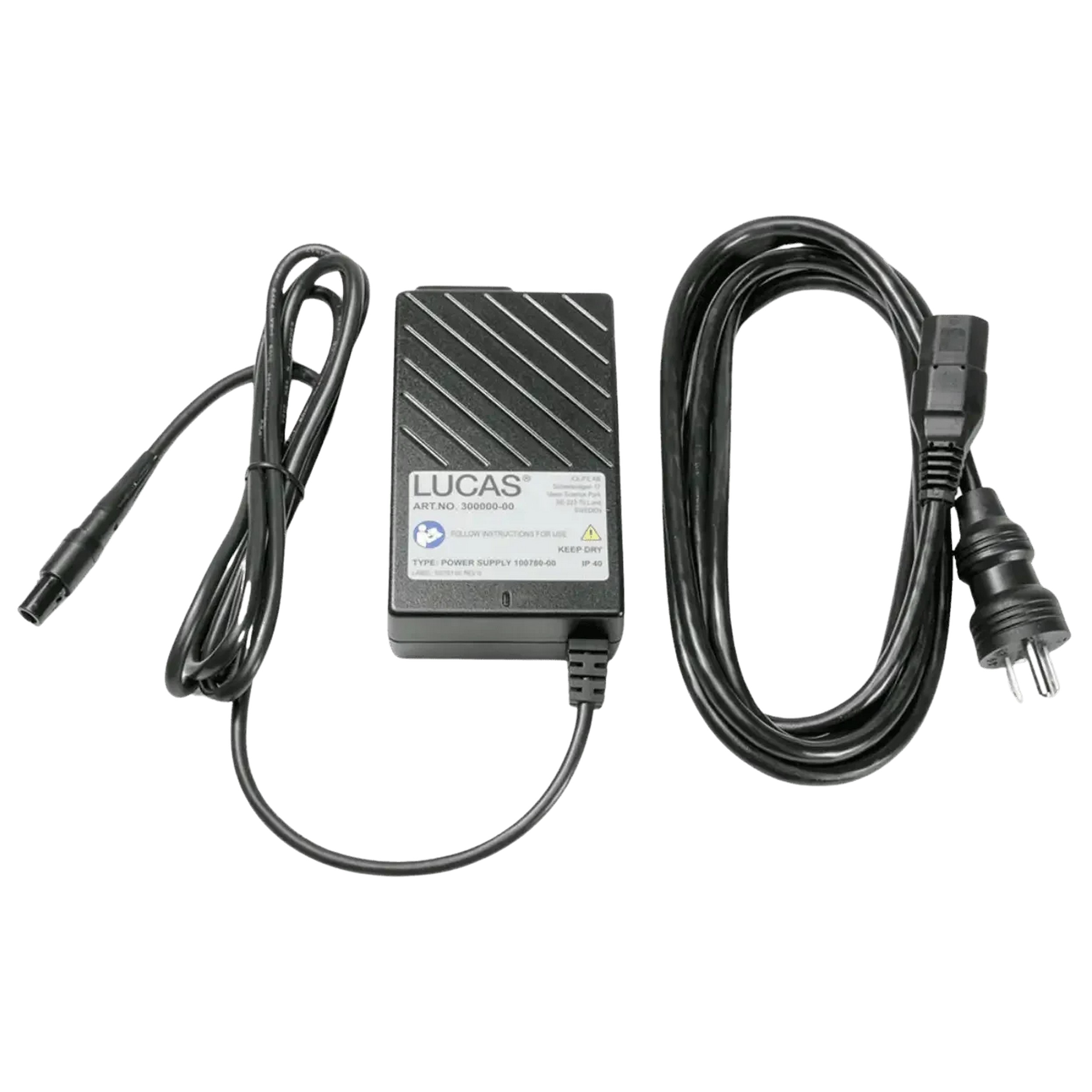 Stryker® Netzgerät 100-240 V mit EURO- Stecker für LUCAS® 2 & 3