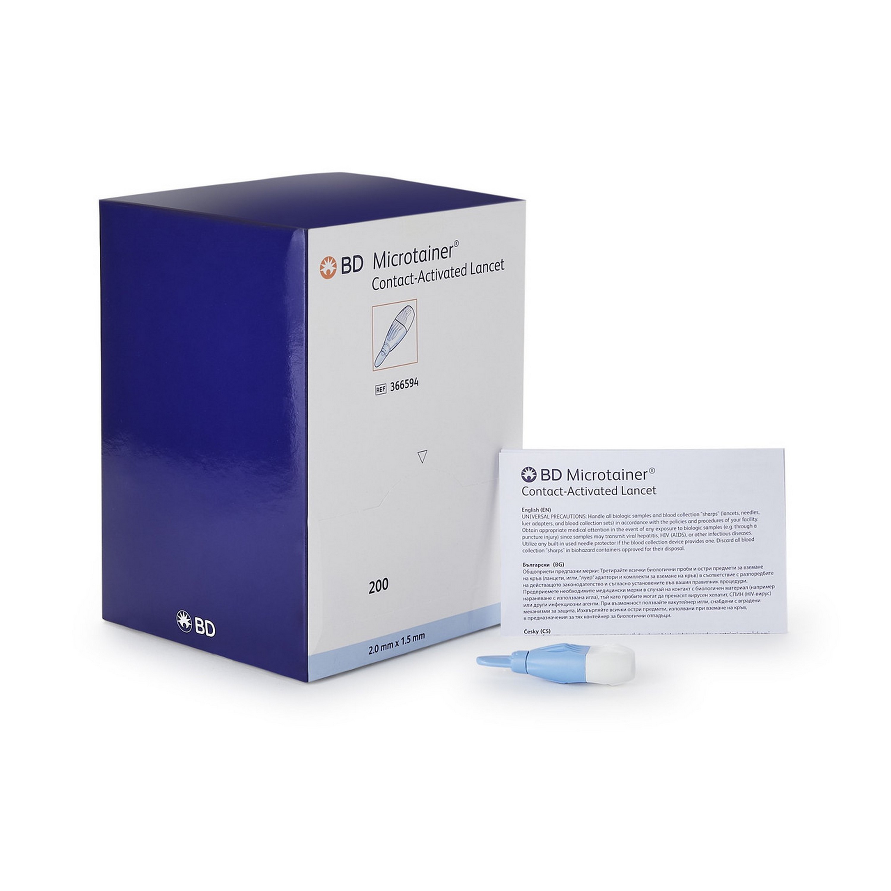 BD Microtainer® Sicherheitslanzetten 1,5 mm | Farbe: Blau | Packung á ...