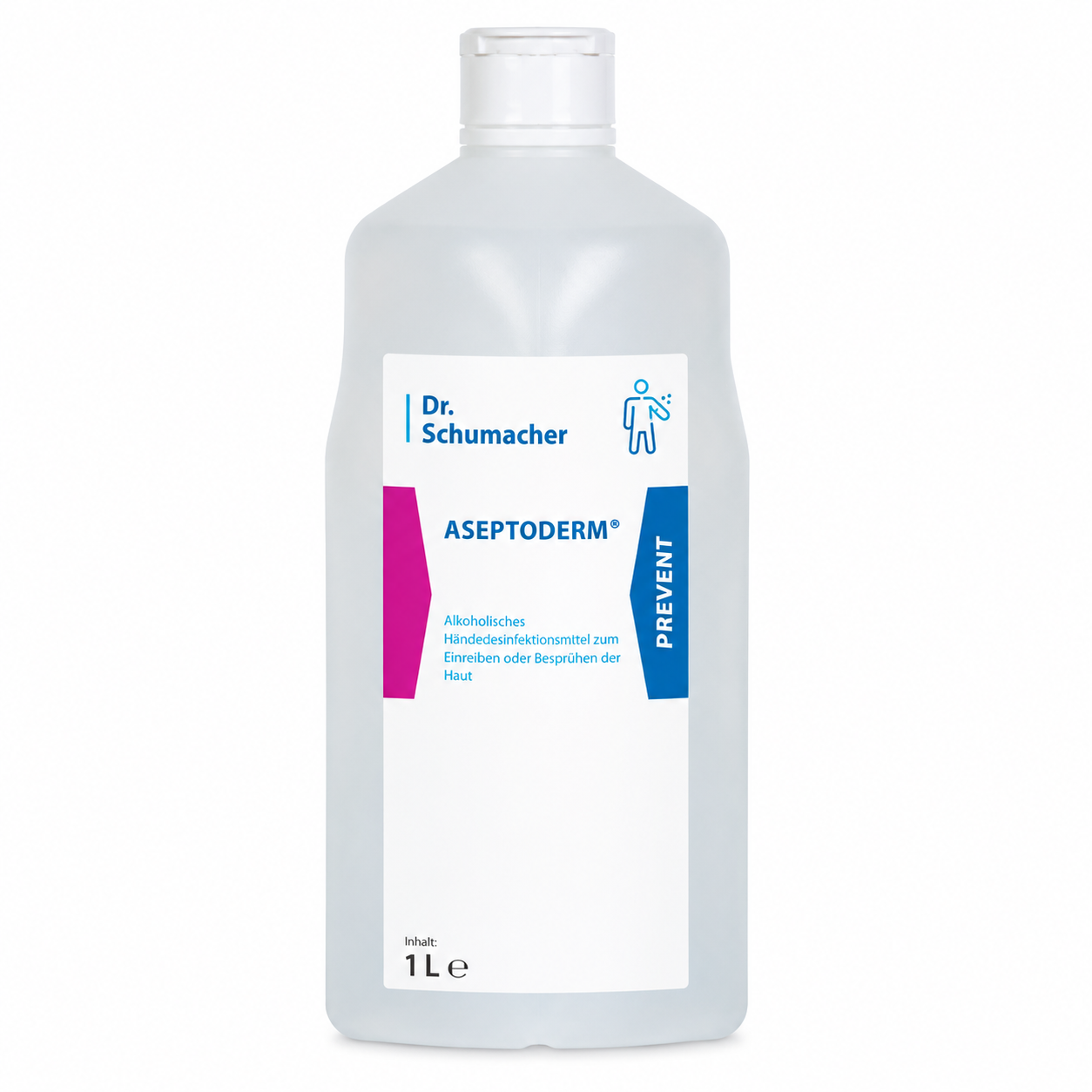 Dr. Schumacher ASEPTODERM® Hautdesinfektionsmittel | 1000 ml Flasche