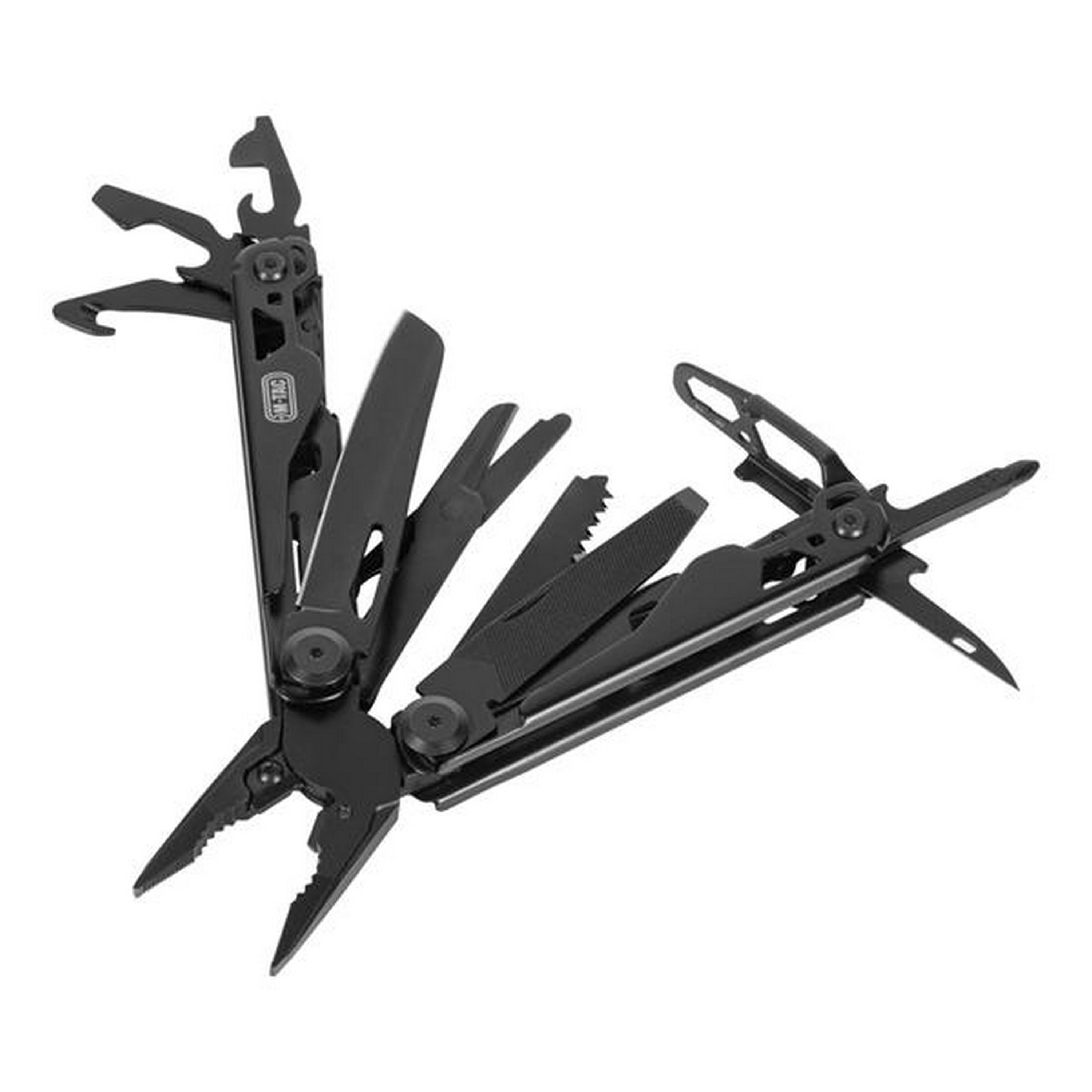 M-TAC® Multitool aus Edelstahl mit Nylon-Tasche | Typ 9 | Farbe: Black