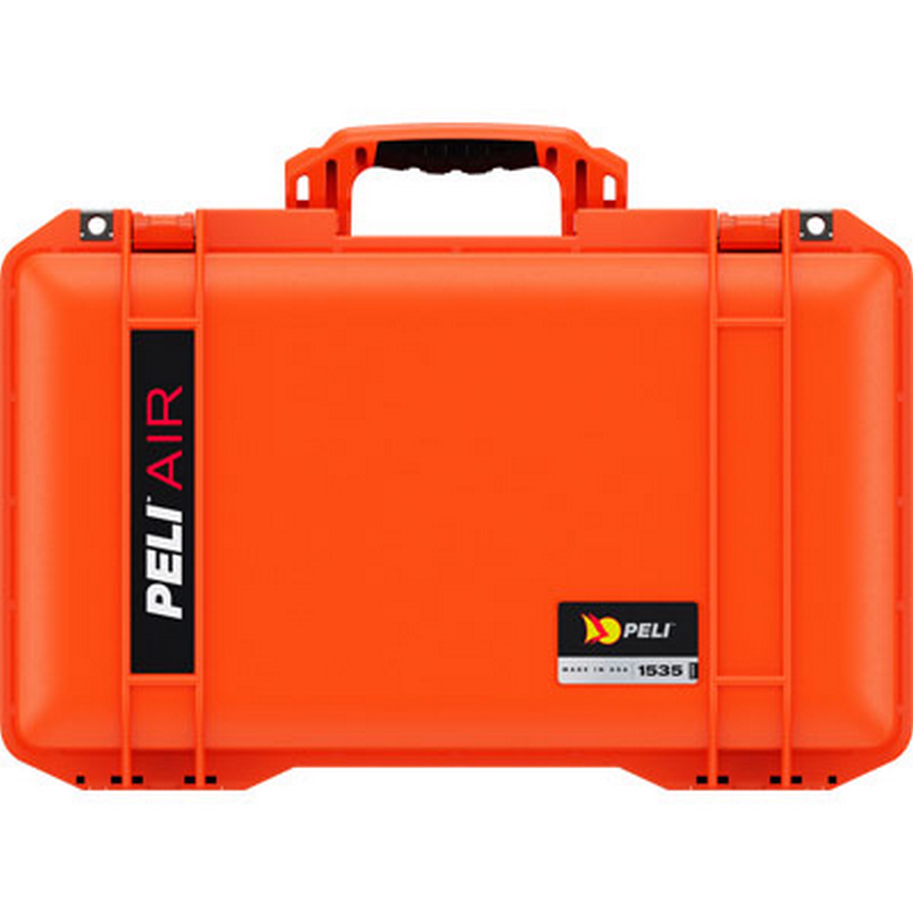 PELI™ AIR 1535 Case Trolley Schutzkoffer mit Schaumstoff | Farbe: Orange
