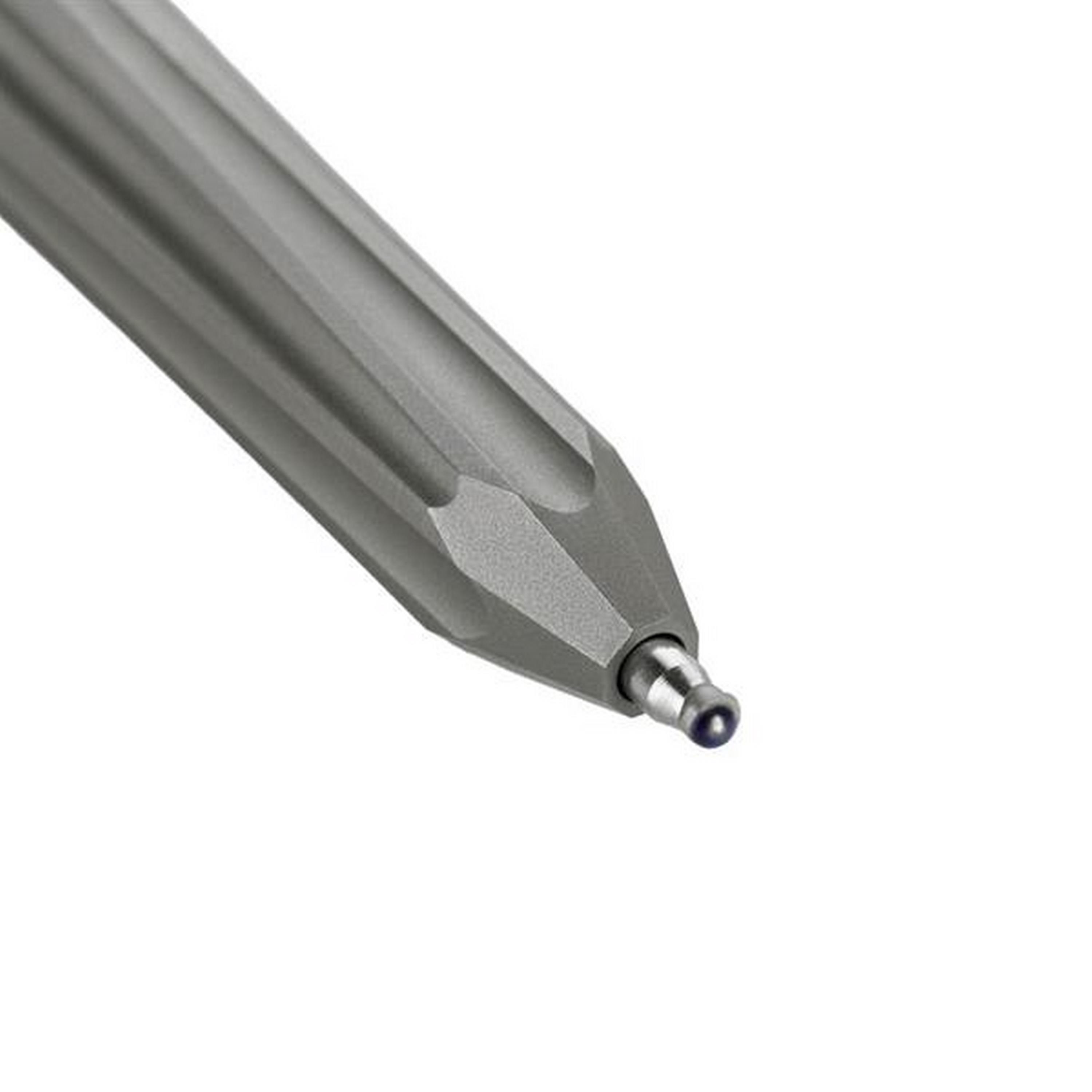 M-TAC® Tactical Pen / Titan Kugelschreiber mit Metallmine und Clip | Typ: 6 | Farbe: Silbergrau