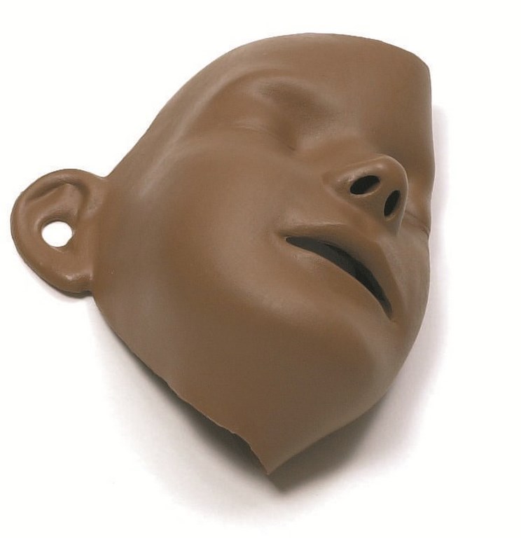 Laerdal® Little Junior™ / Resusci Junior™ | Gesichtsteile dunkel | Packung á 6 Stück