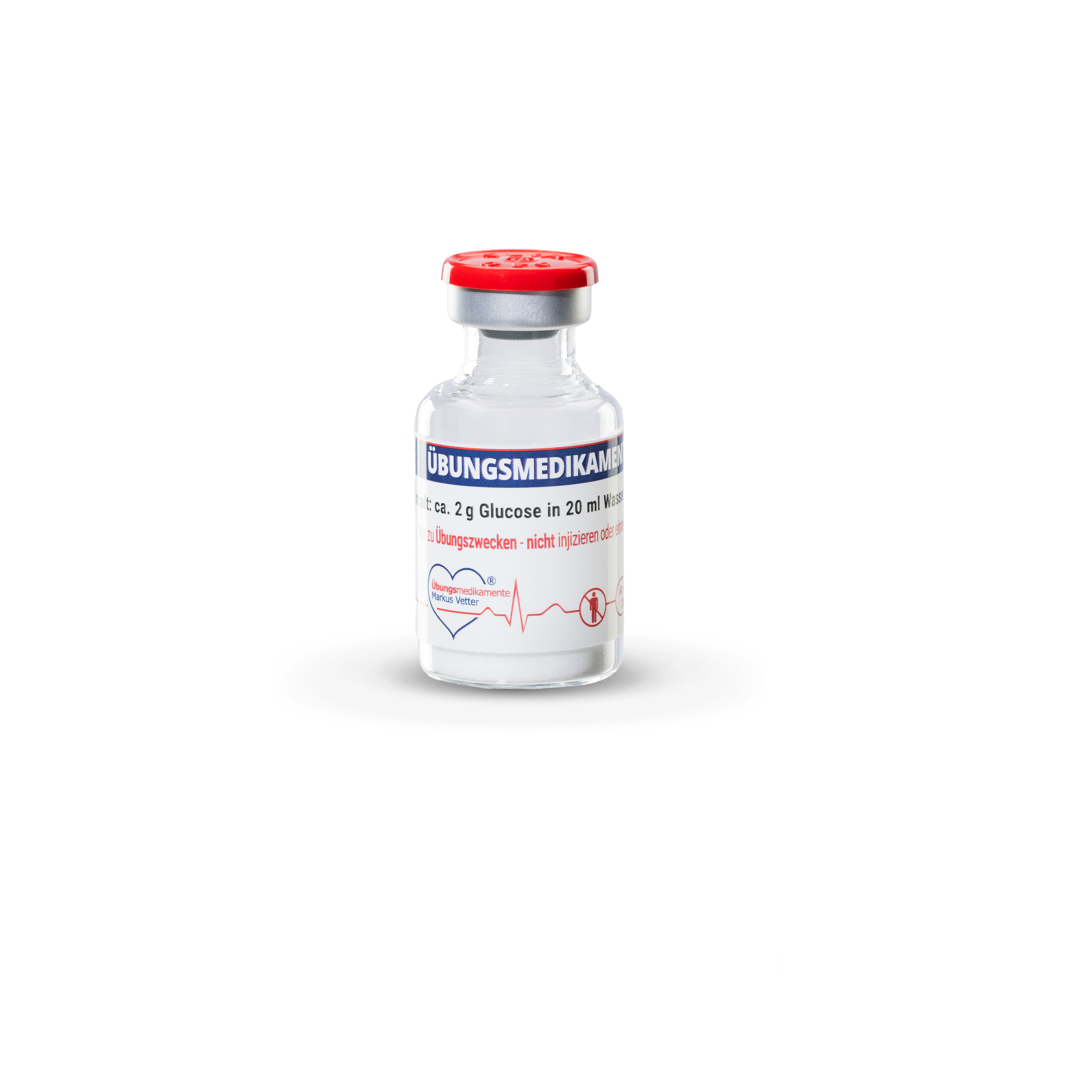 Übungsmedikamente® Stechampulle 20 ml 2g Flip-off | Packung á 100 Stück