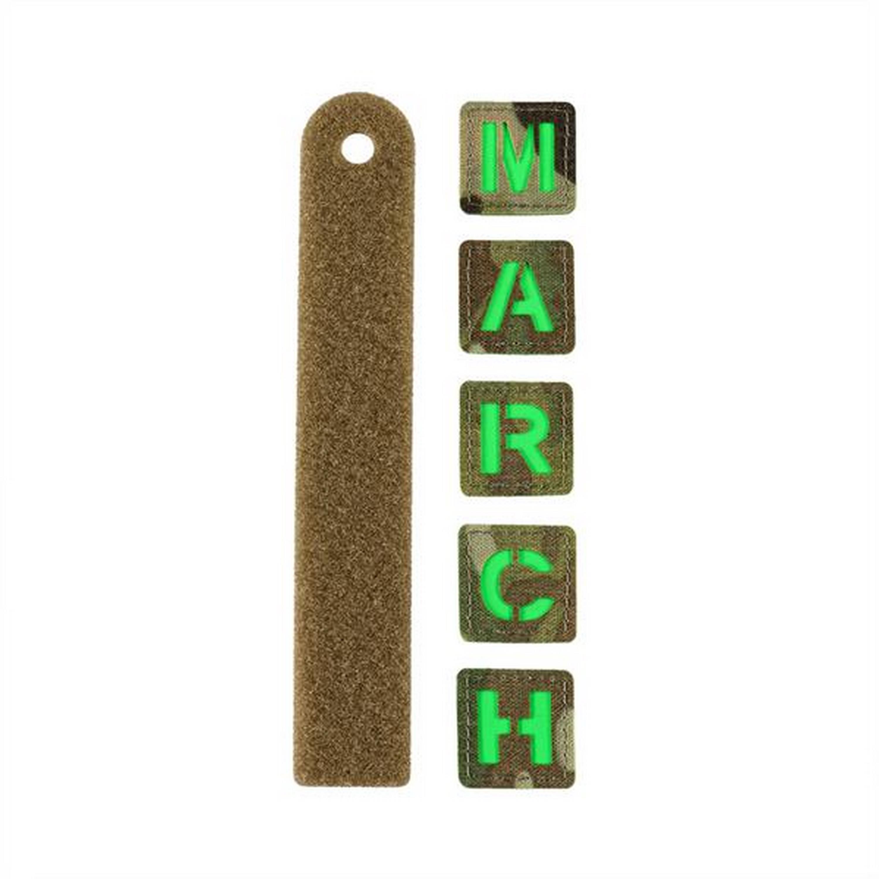 M-TAC® MARCH Patch aus Codura | Abmessung: 3 x 3 cm | Farbe: Multicam / Green / GID