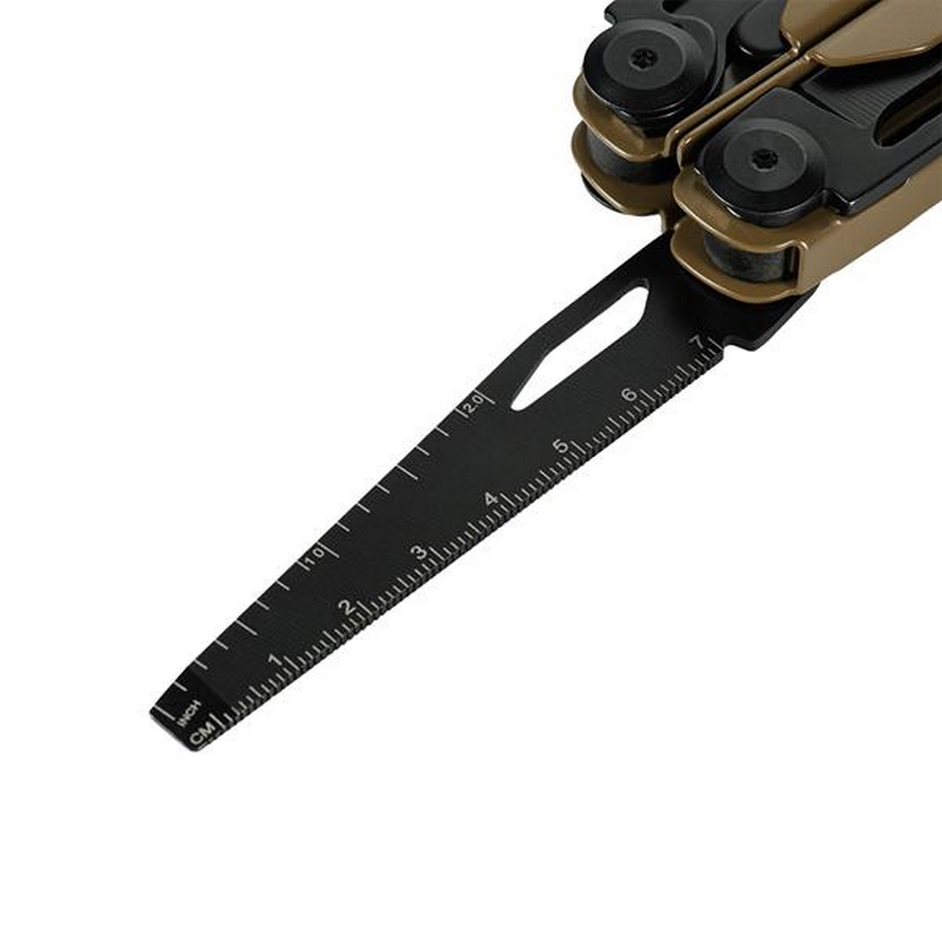 M-TAC® Multitool mit 17 Tools inklusive Etui | Typ 13 | Farbe: Brown / Black