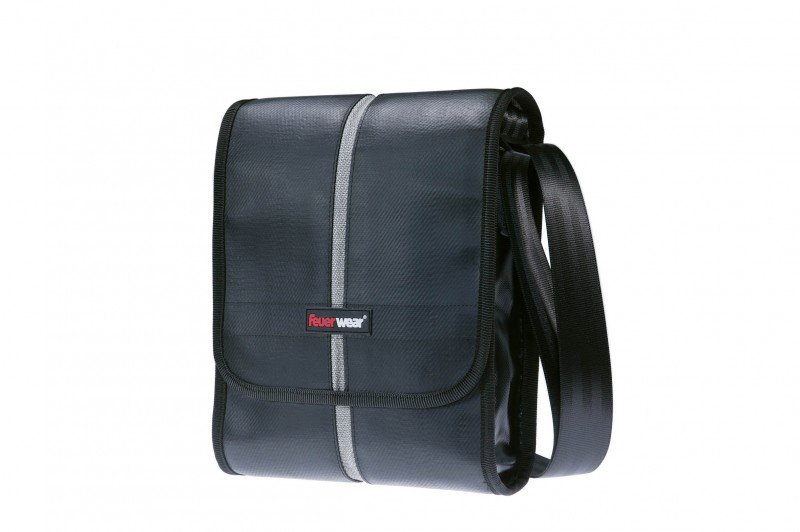 Feuerwear® Umhängetasche Dokumententasche Jack | Farbe: Schwarz