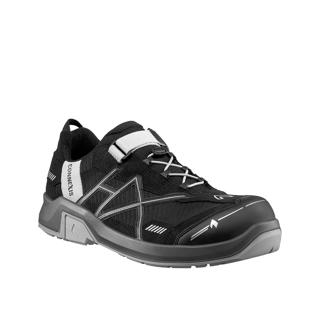 HAIX® CONNEXIS® Safety T S1P LOW Arbeitsschuh | Farbe: Black / Silver | Größe: 39 / UK 6.0