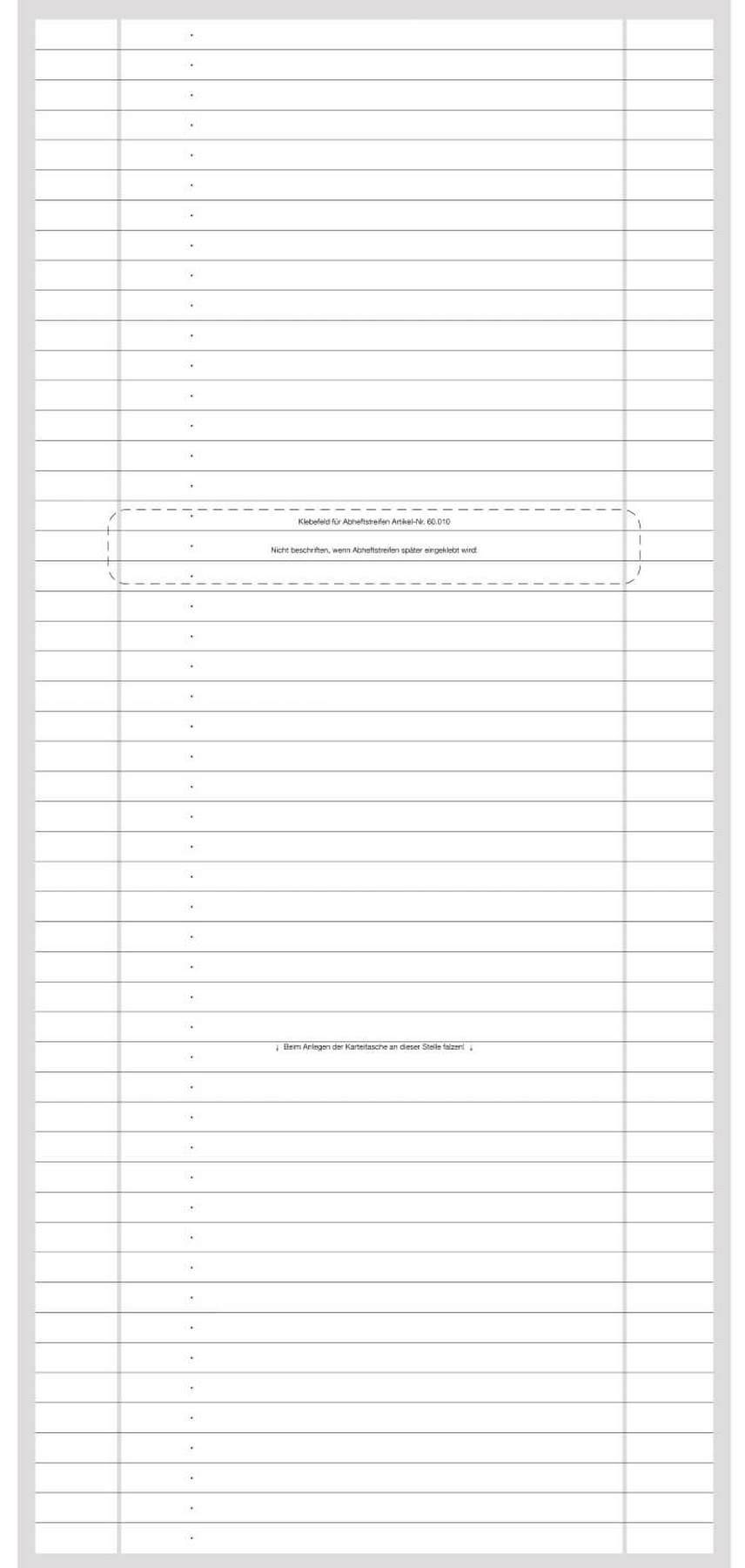 MED+ORG® Karteitaschen ALPHAnorm | DIN A5 quer | Standard | Packung á 100 Stück