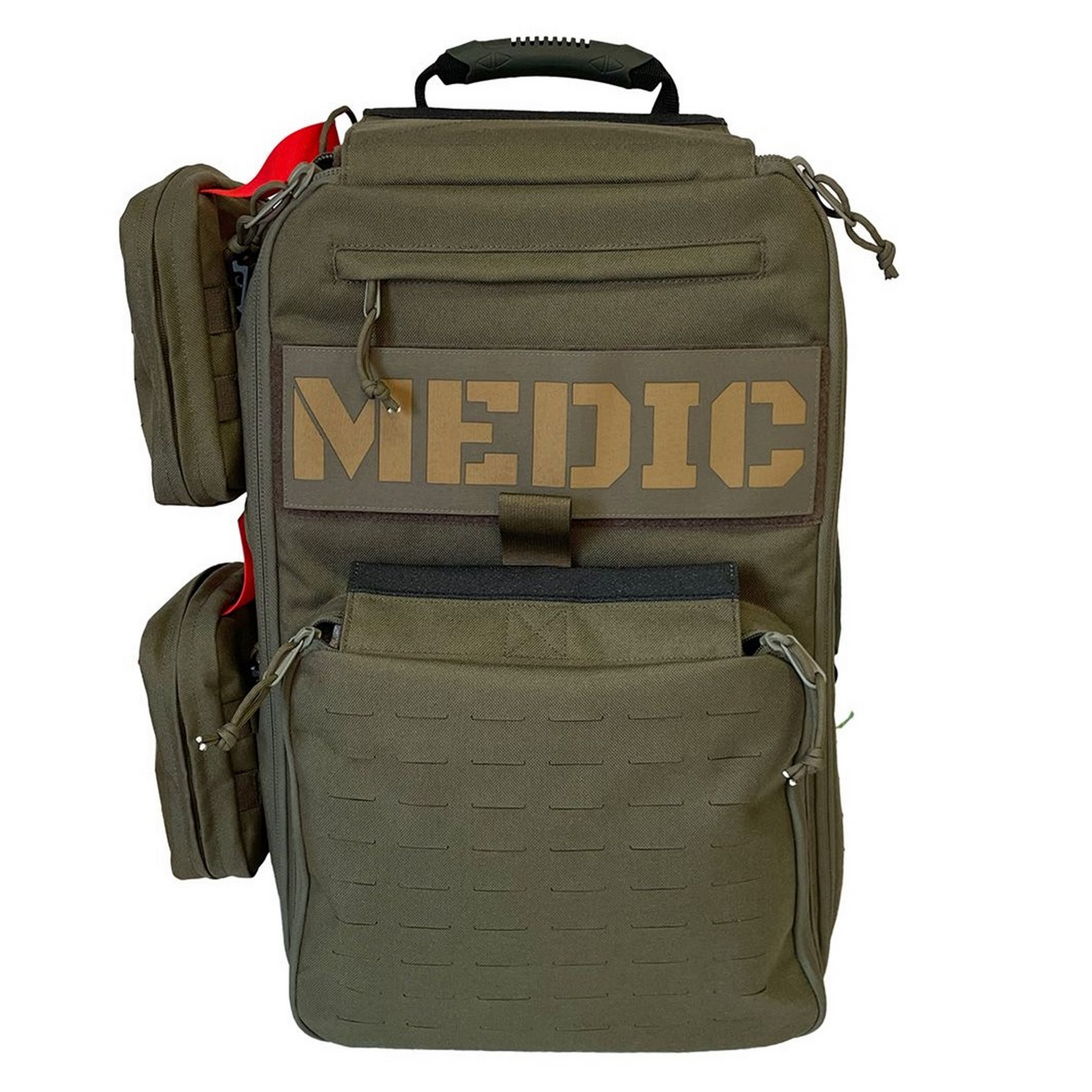 ultraMEDIC® CLS - COMBAT LIVE SAVER PACK Taktischer Notfallrucksack Set | Farbe: Steingrau-Oliv