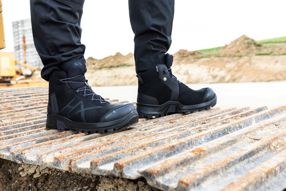 HAIX® CONNEXIS® Safety+ GTX MID Arbeitsschuh | Farbe: Black / Black | Größe: 43 / UK 9.0