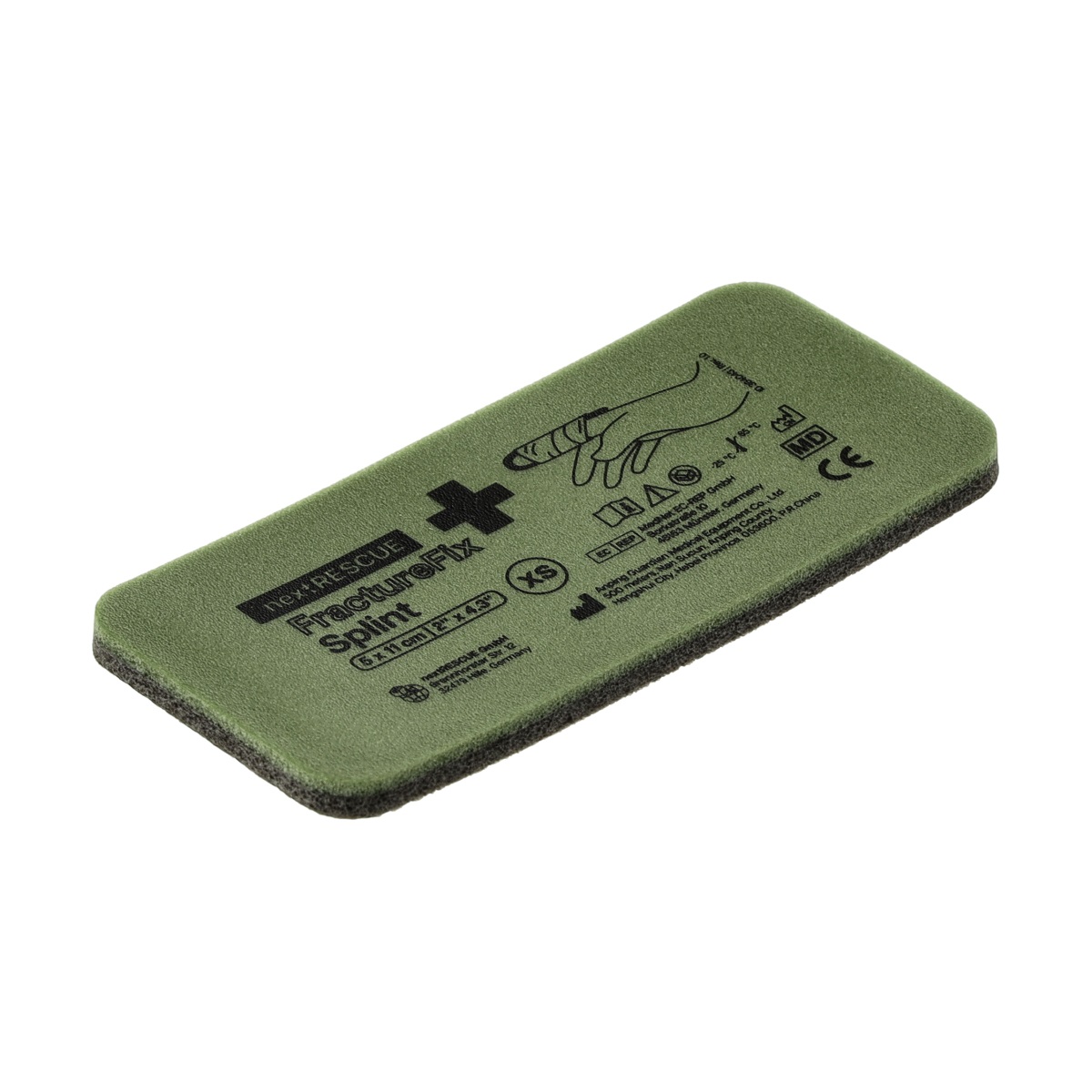 nextRESCUE® FractureFix tactical Splintschiene | Ausführung: XS Finger | Farbe: Oliv