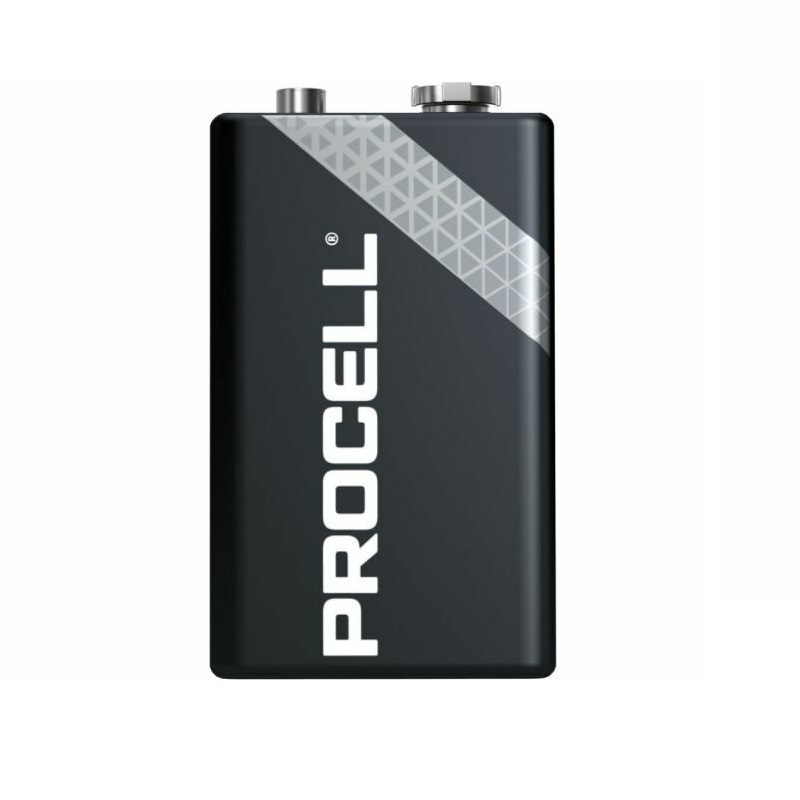 PROCELL® Industrial Alkaline Batterie | 9 Volt Block LR61 | 1 Stück