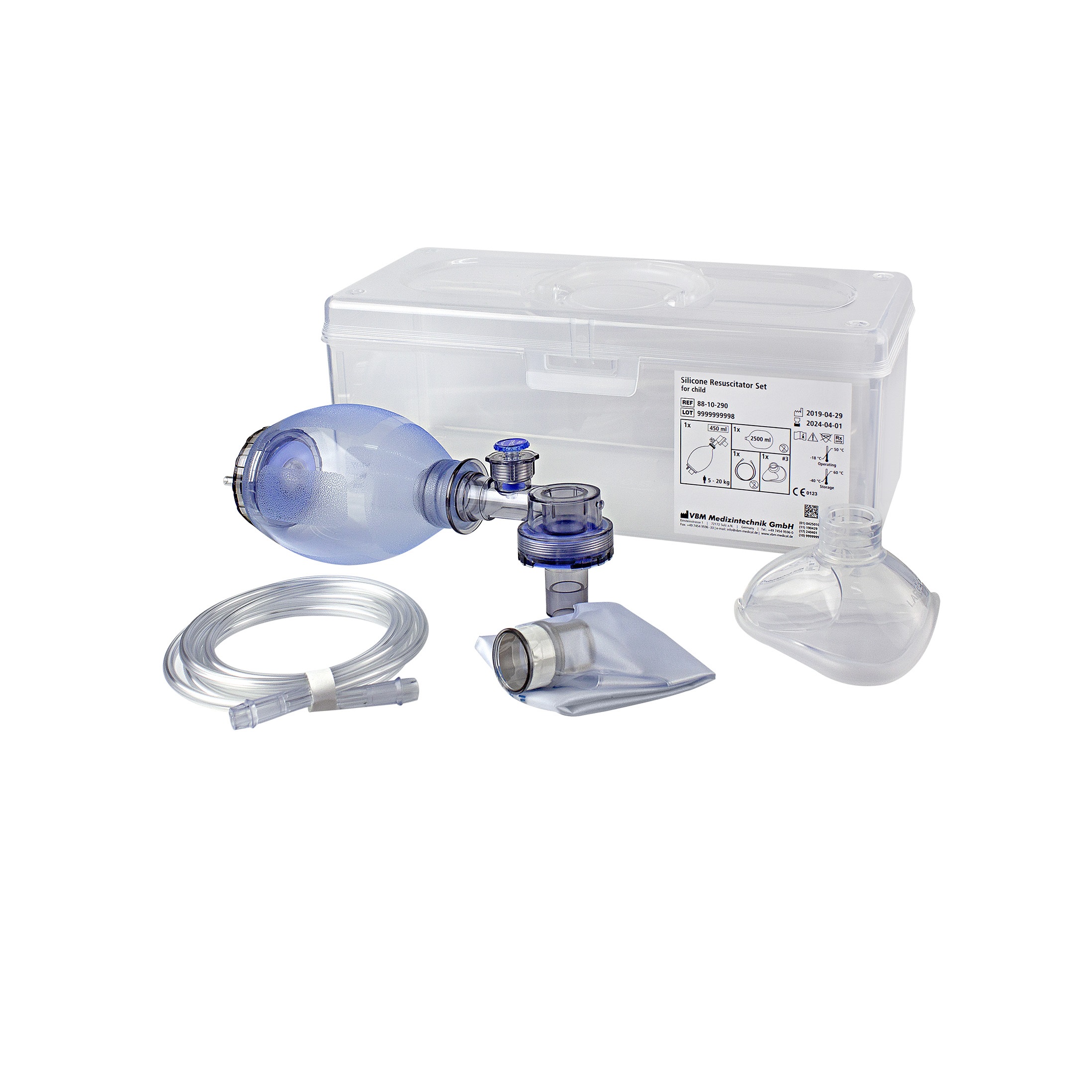 VBM® Silikon Beatmungsbeutel Set für Kind