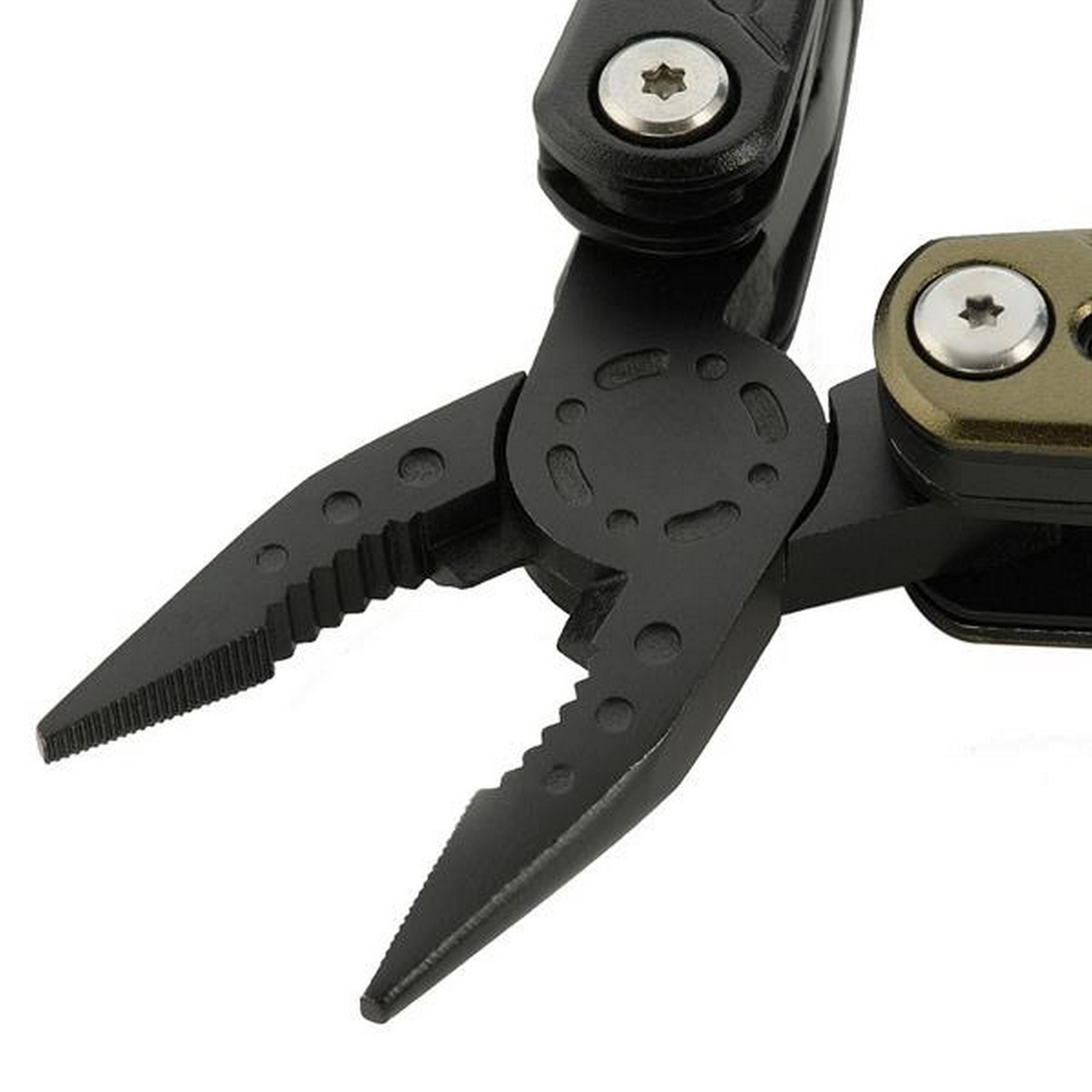 M-TAC® Kompaktes Multitool aus Edelstahl | Typ 2 | Farbe: Green / Black