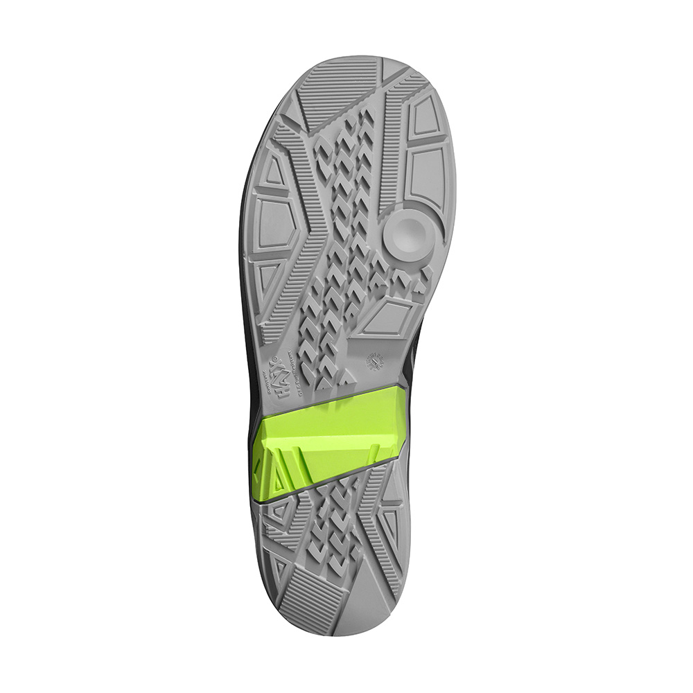 HAIX® CONNEXIS® Safety T S1 LOW Arbeitsschuh | Farbe: Grey / Citrus | Größe: 39 / UK 6.0