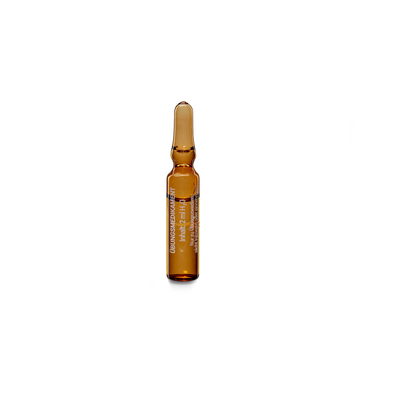 Übungsmedikamente® Brechampulle 2 ml Braunglas | Packung á 100 Stück