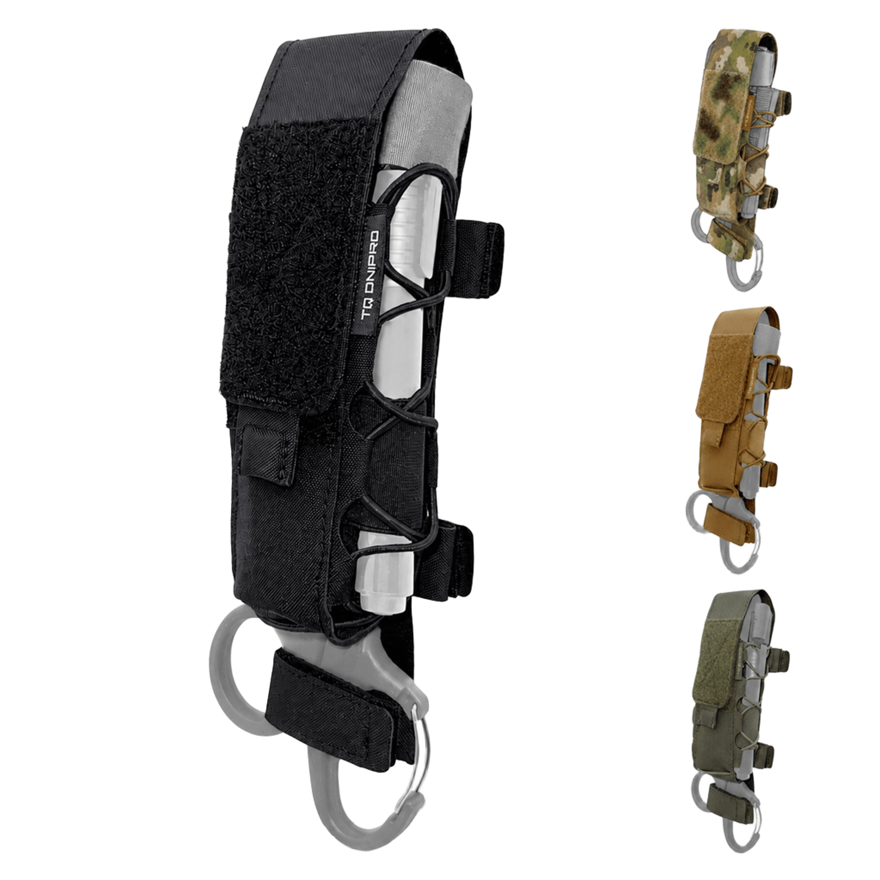 TQ DNIPRO™ Tourniquet Pouch mit Flap-Top und C-Hook Clip | Modell: 2 | Farbauswahl