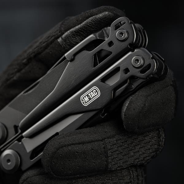 M-TAC® Multitool aus Edelstahl mit Nylon-Tasche | Typ 9 | Farbe: Black