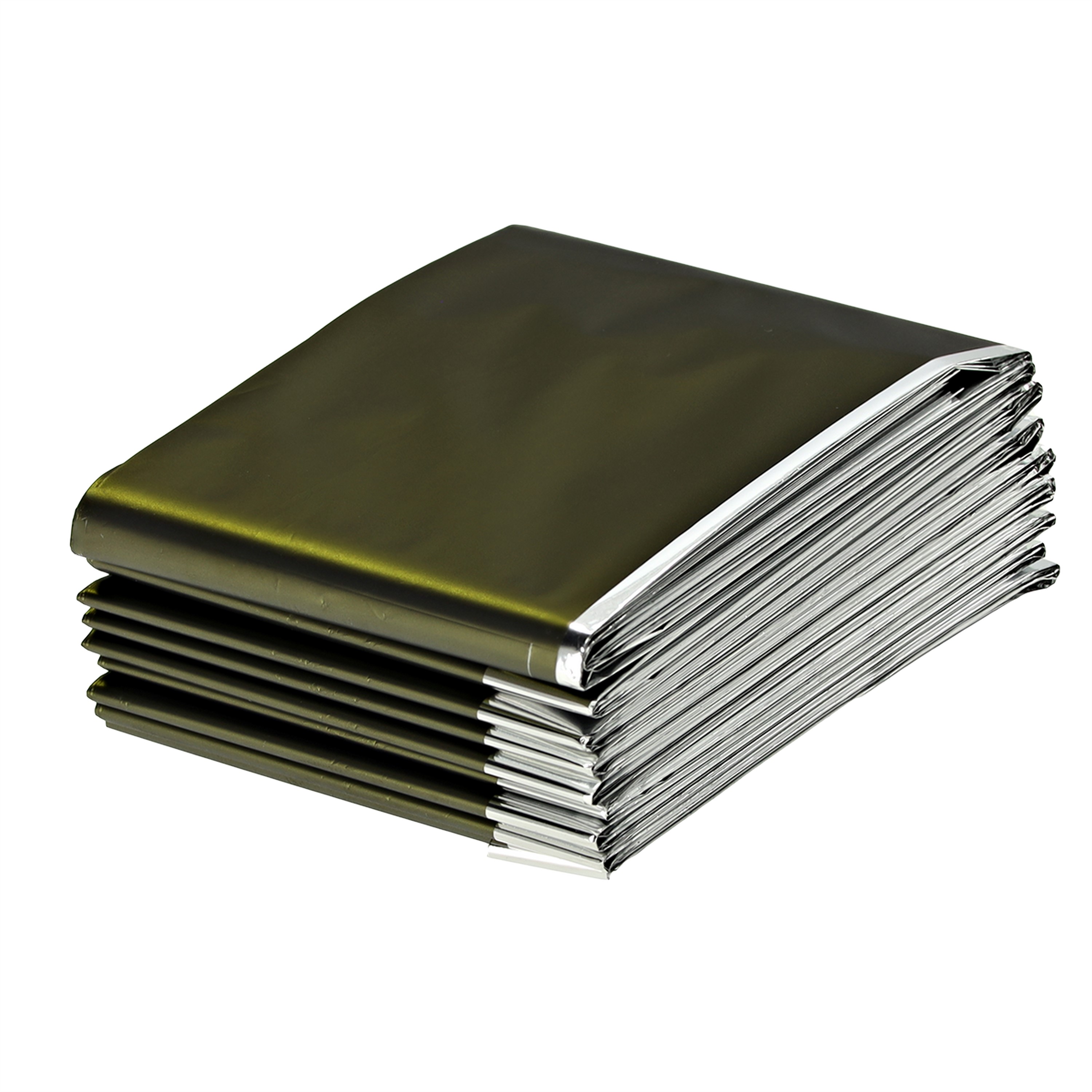 nextRESCUE® Rettungsdecke / Survivaldecke | Farbe: Silber / Oliv
