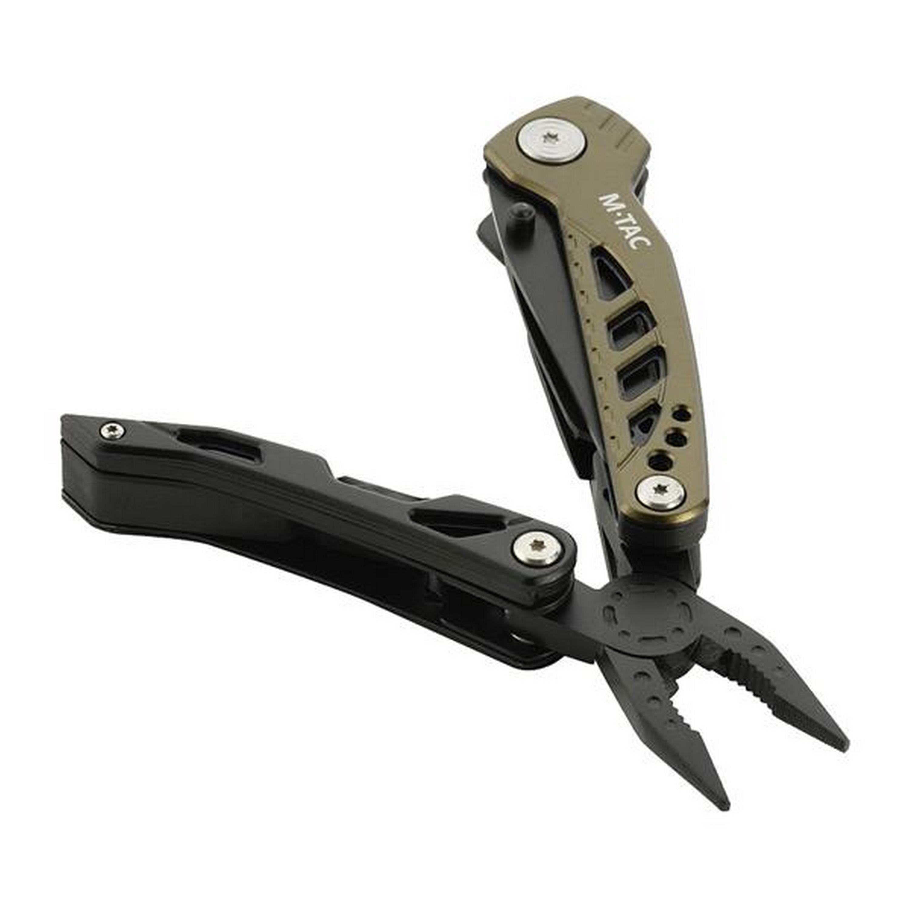 M-TAC® Kompaktes Multitool aus Edelstahl | Typ 2 | Farbe: Green / Black