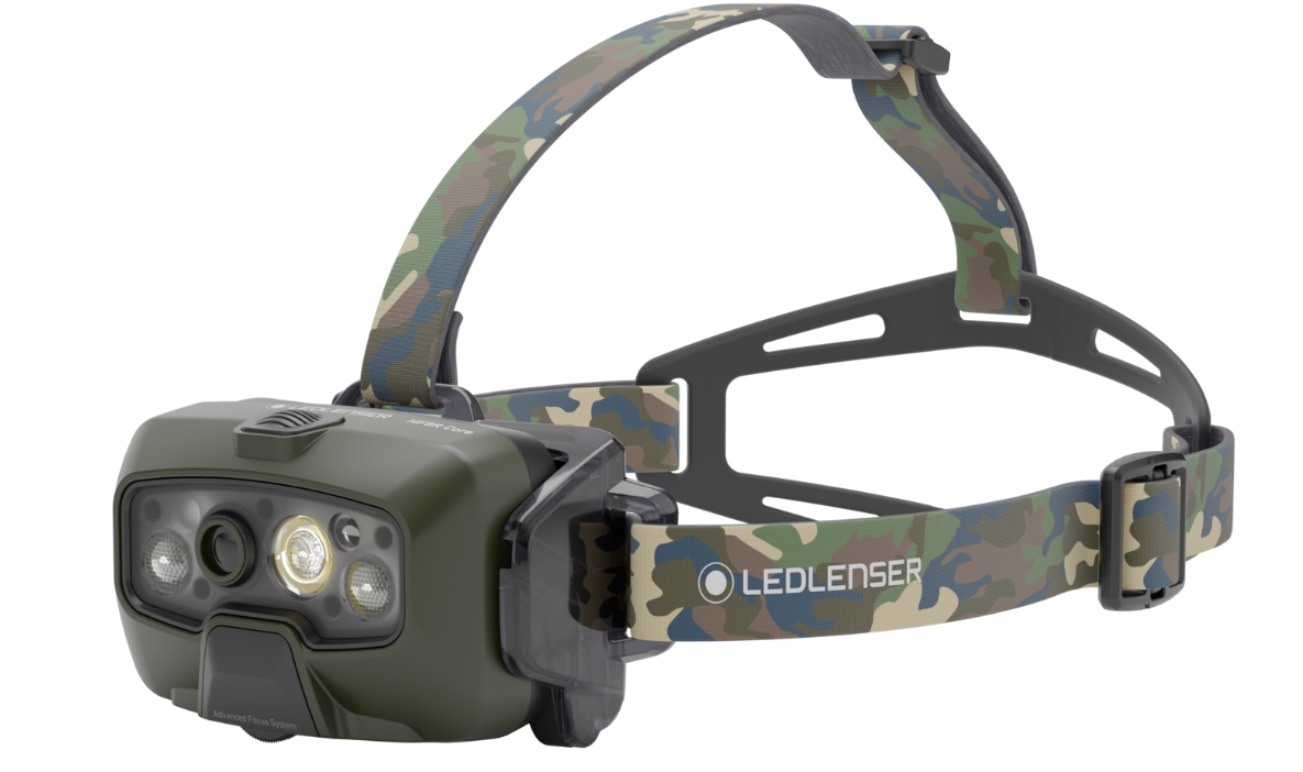 Ledlenser® HF8R Core RGB Stirnlampe | 1600 Lumen | Farbe camouflage