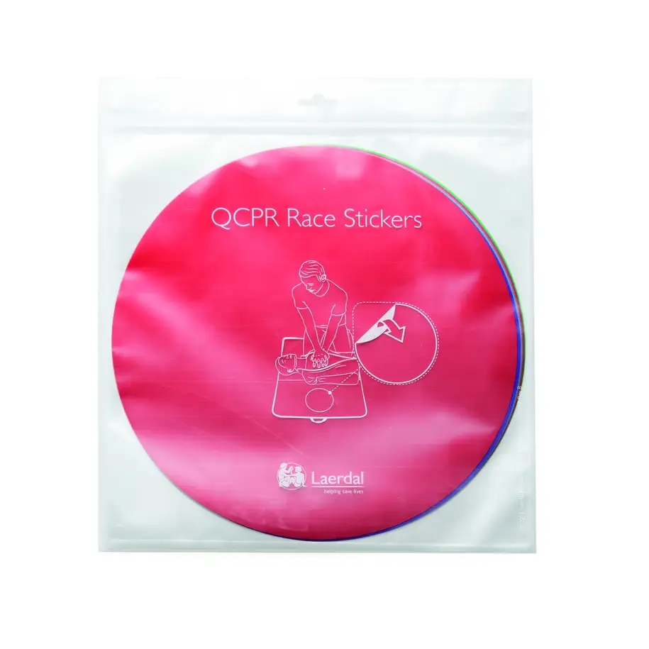 Laerdal® QCPR Race Stickers | 6 Stück