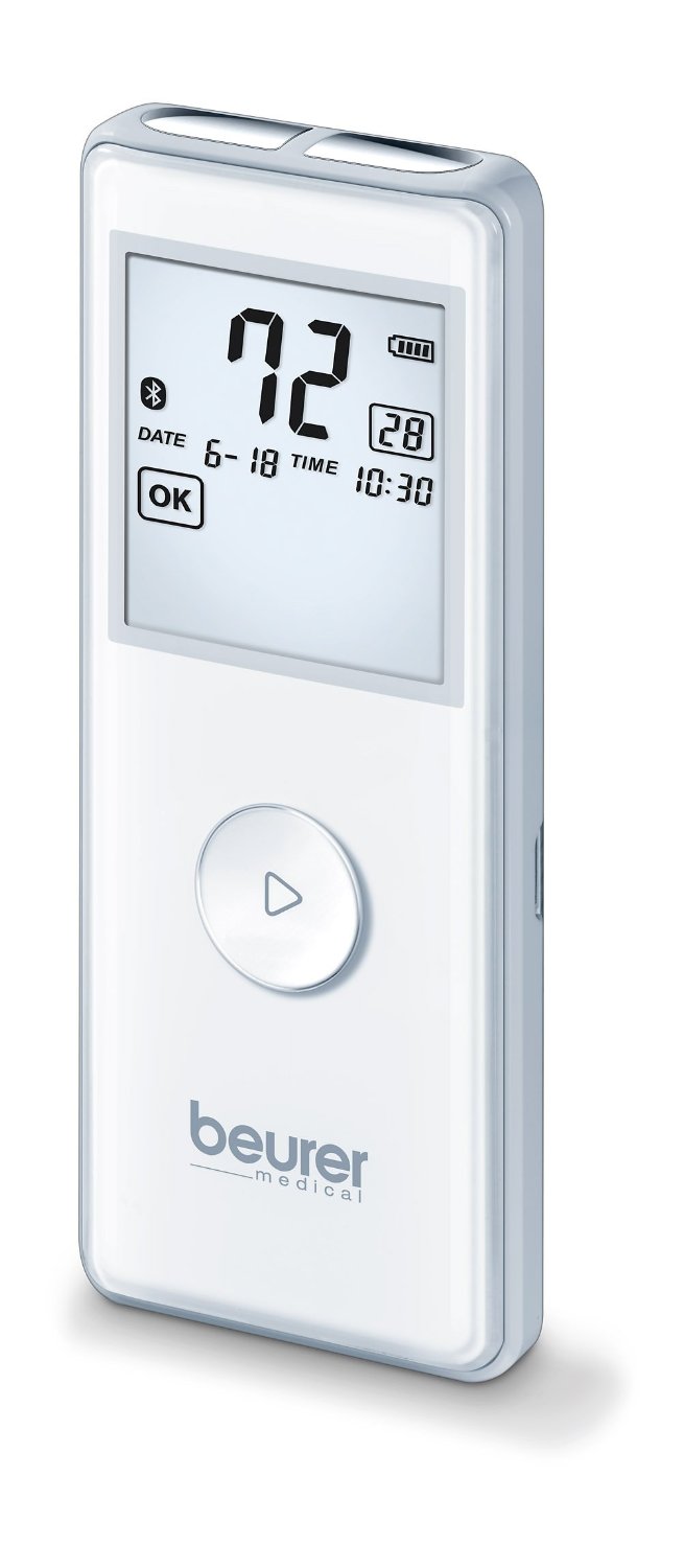 beurer® Medical ME 90 Mobiles Bluetooth EKG Gerät mit Auswertung
