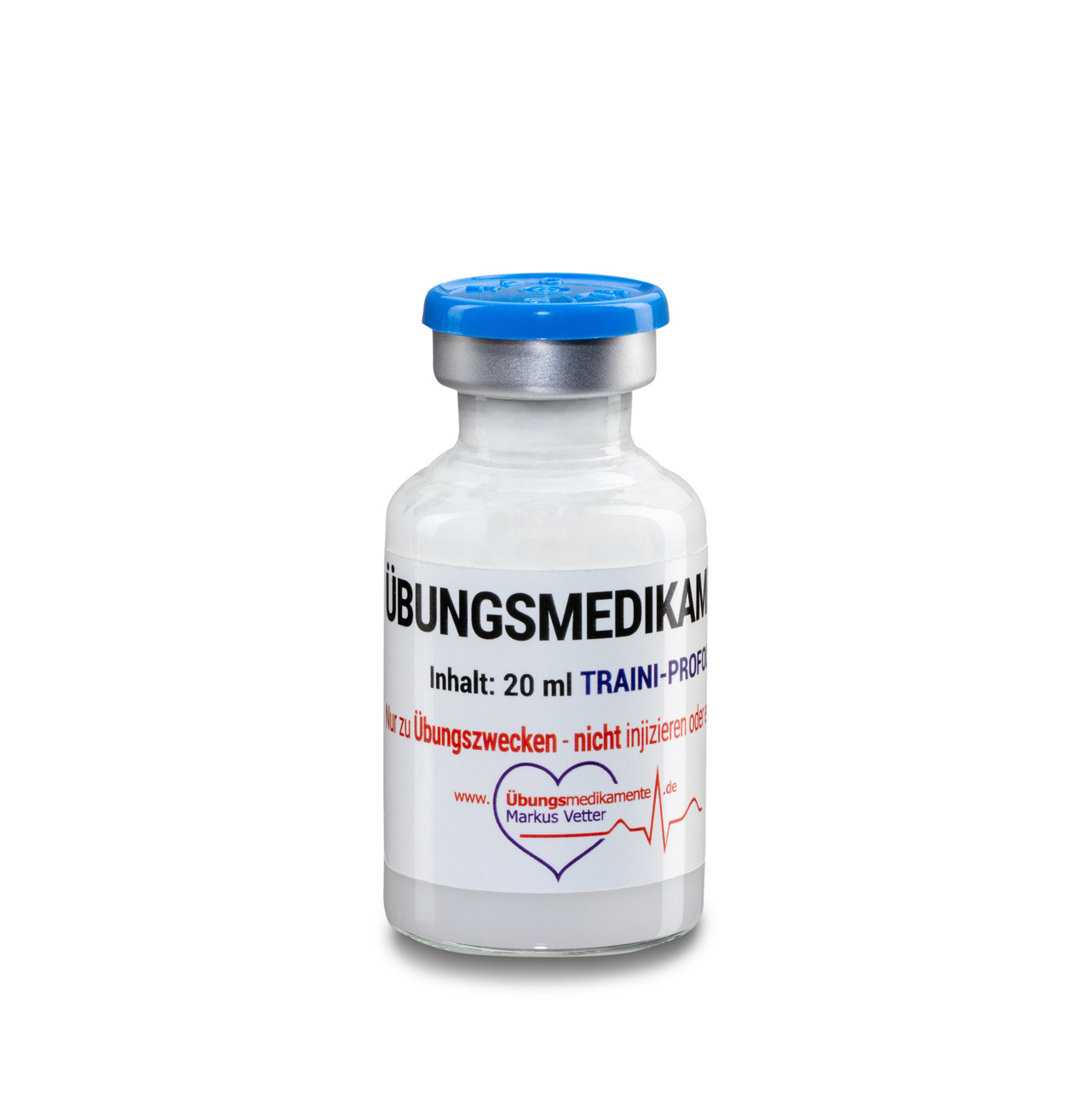 Übungsmedikamente® Stechampulle 20 ml TRAINI - PROFOL Flip-off |  Packung á 100 Stück