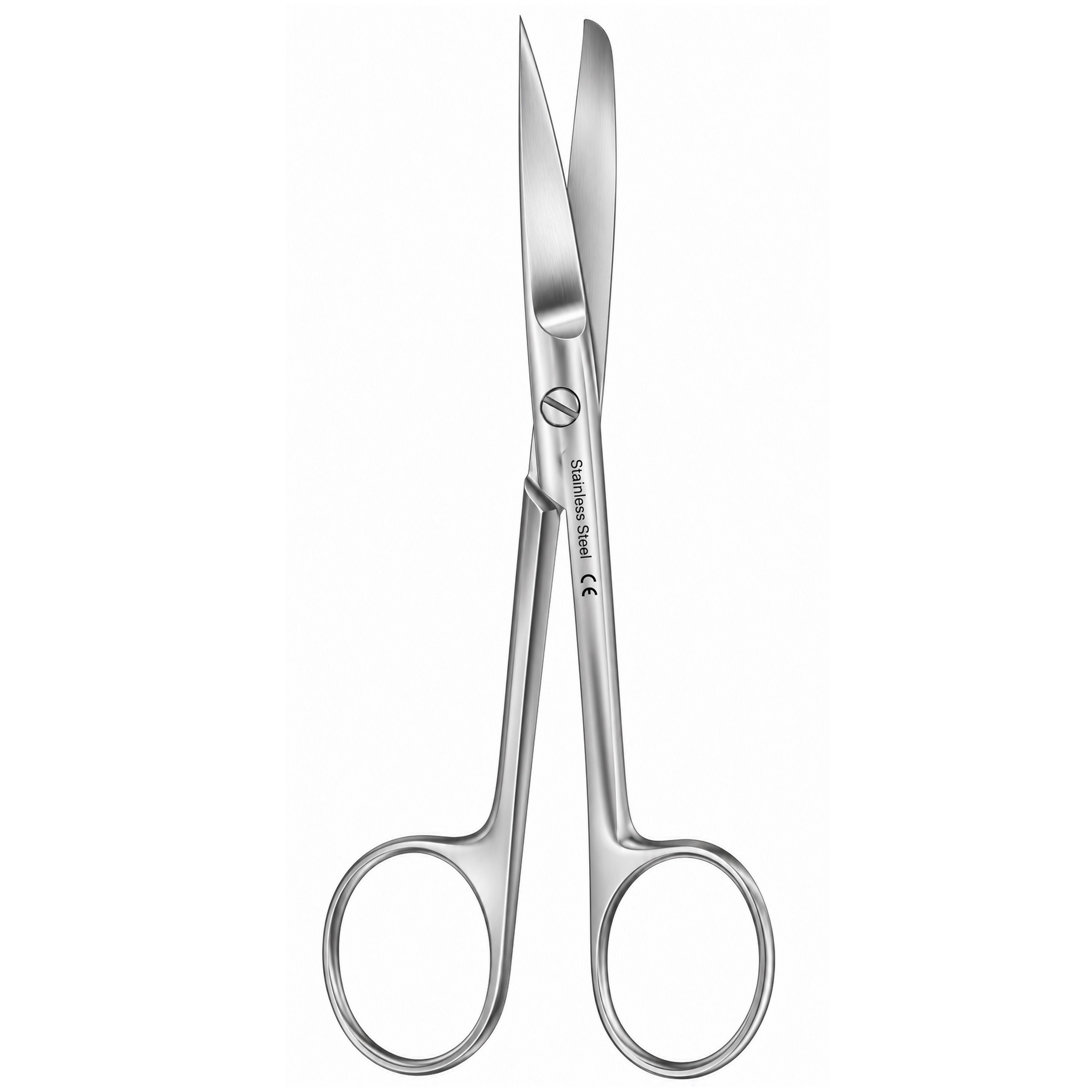 Yellow's® Chirurgische Schere gebogen | spitz / stumpf | Länge: 145 mm
