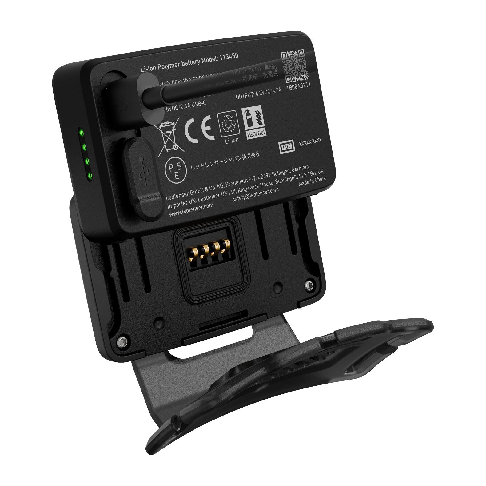 Ledlenser® HF7R Pro LED Stirnlampe | 1200 Lumen | Farbe: Schwarz